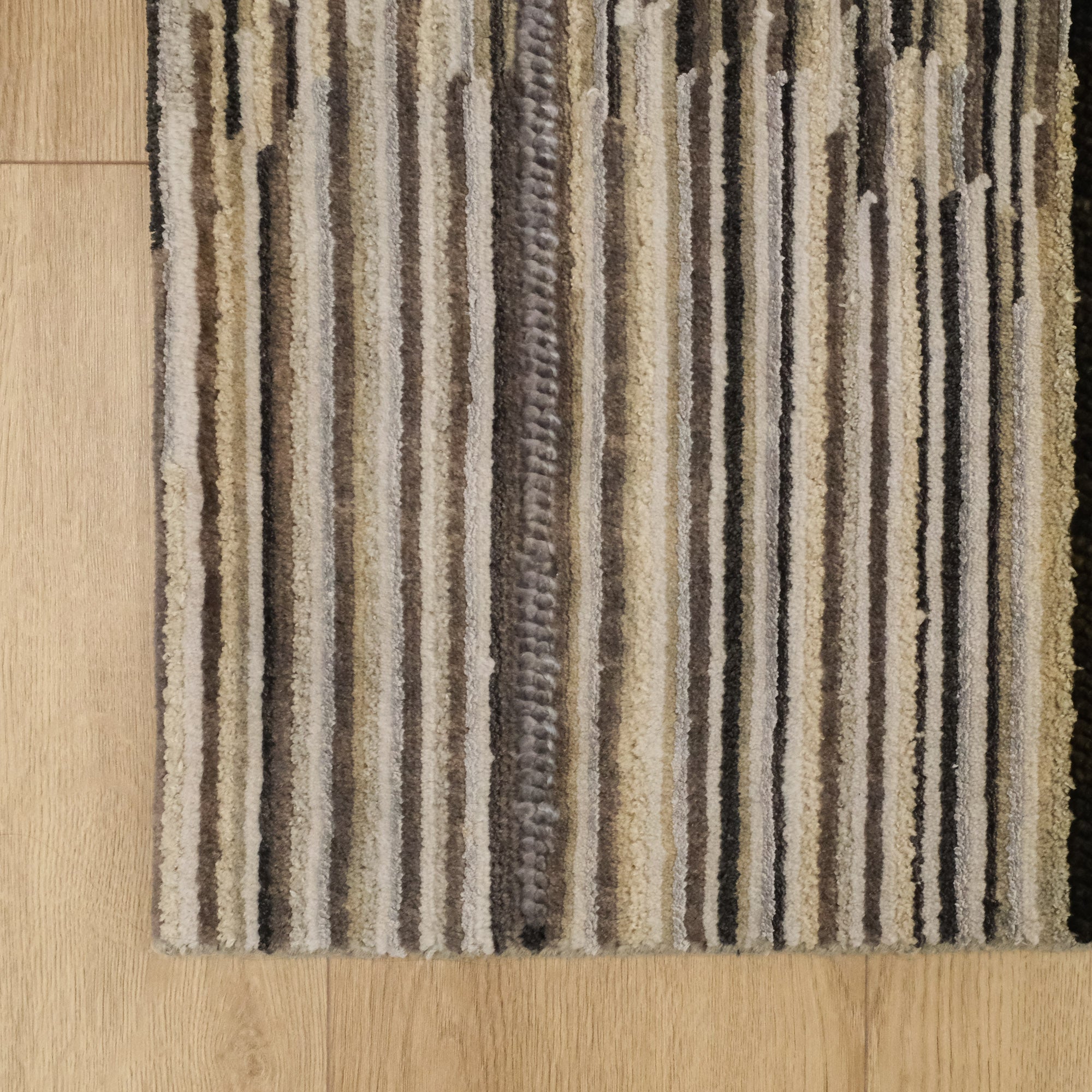 Striped Design Hand Woven Carpet