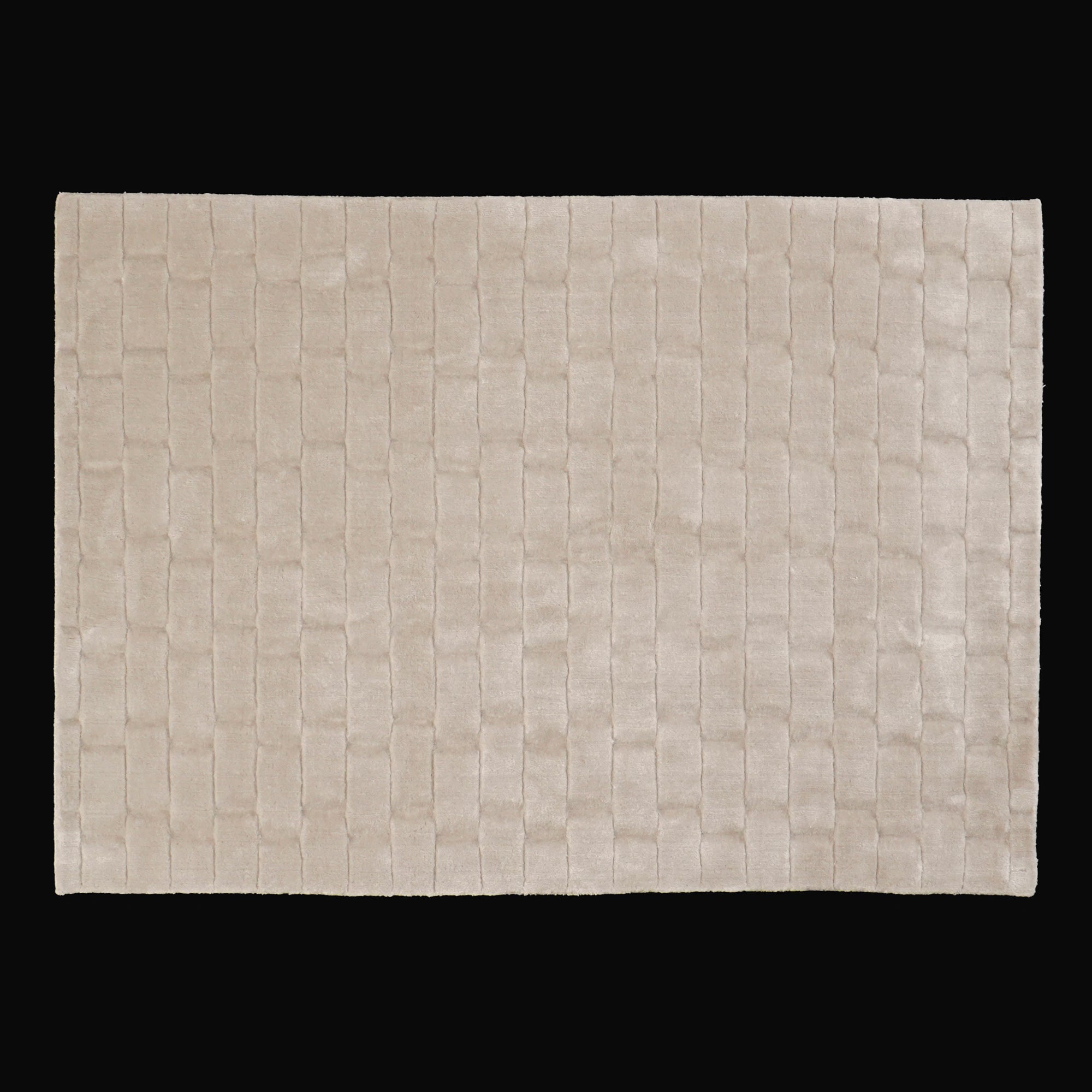 Hand Woven Geometric Patterned Gray Carpet