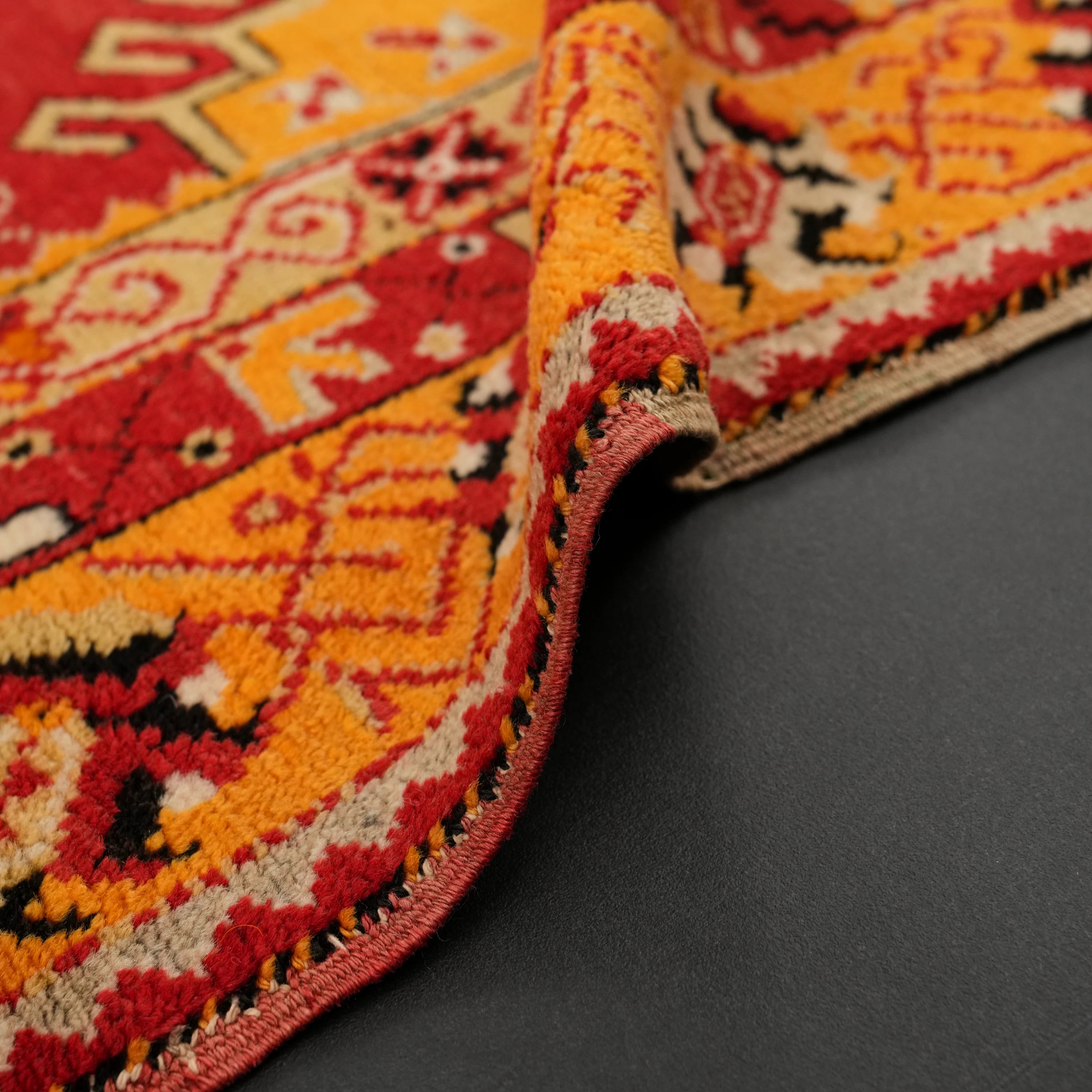 El Dokuma Kök Boyalı Antika 100+ Yaş Denizli Çal Seccade Halı