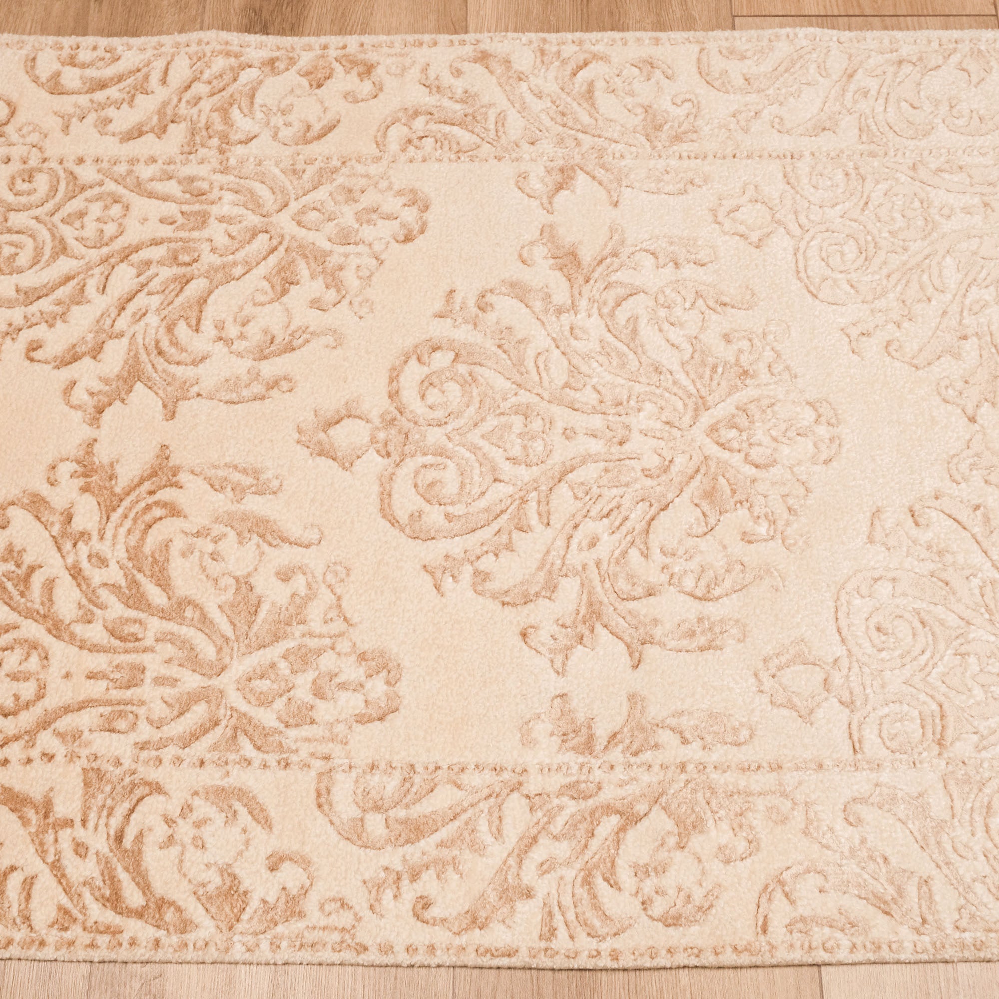 Damask Design Hand Woven Carpet
