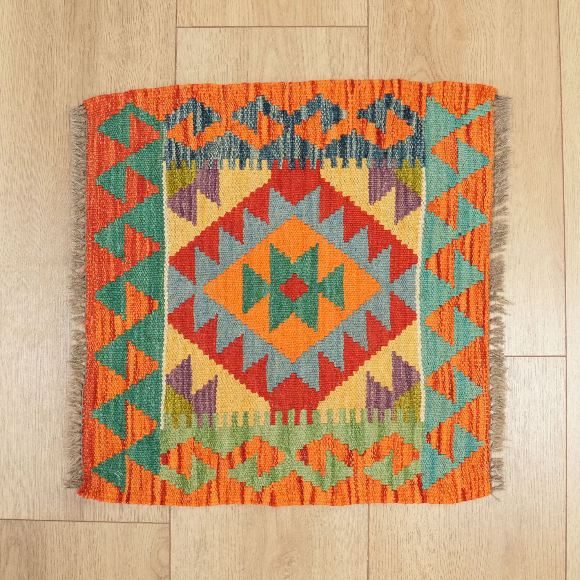 Hand Woven Authentic Patterned Wool Colorful Ethnic Cushion
