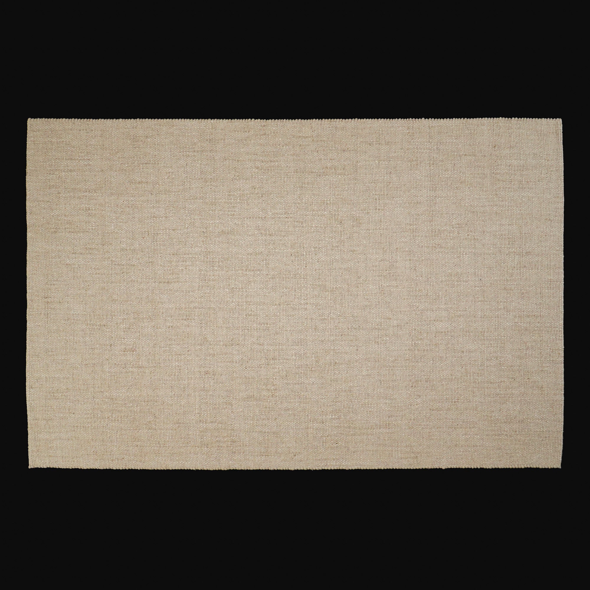 Hand Woven Plain Patterned Beige Carpet