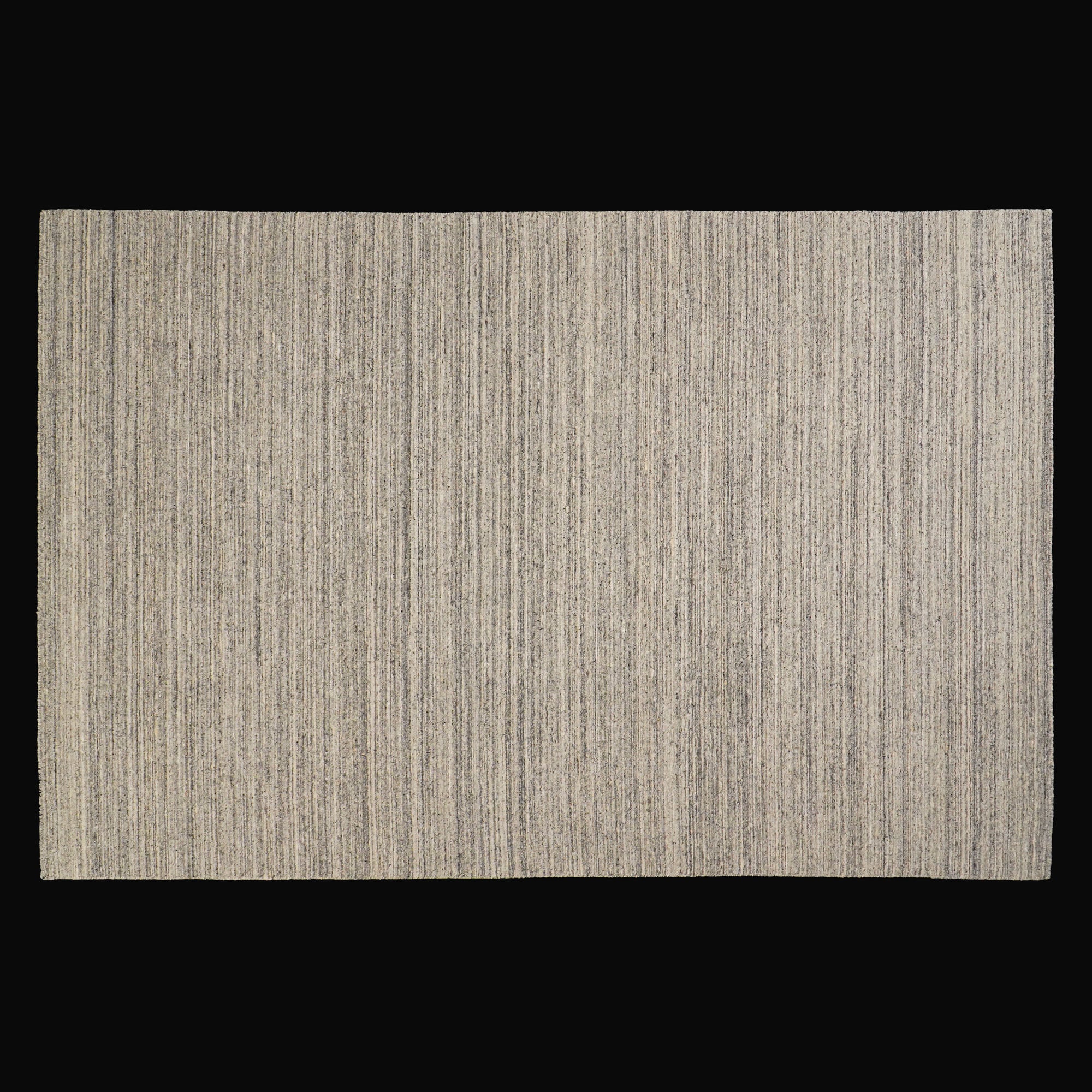 Hand Woven Plain Patterned Gray Viscose Carpet