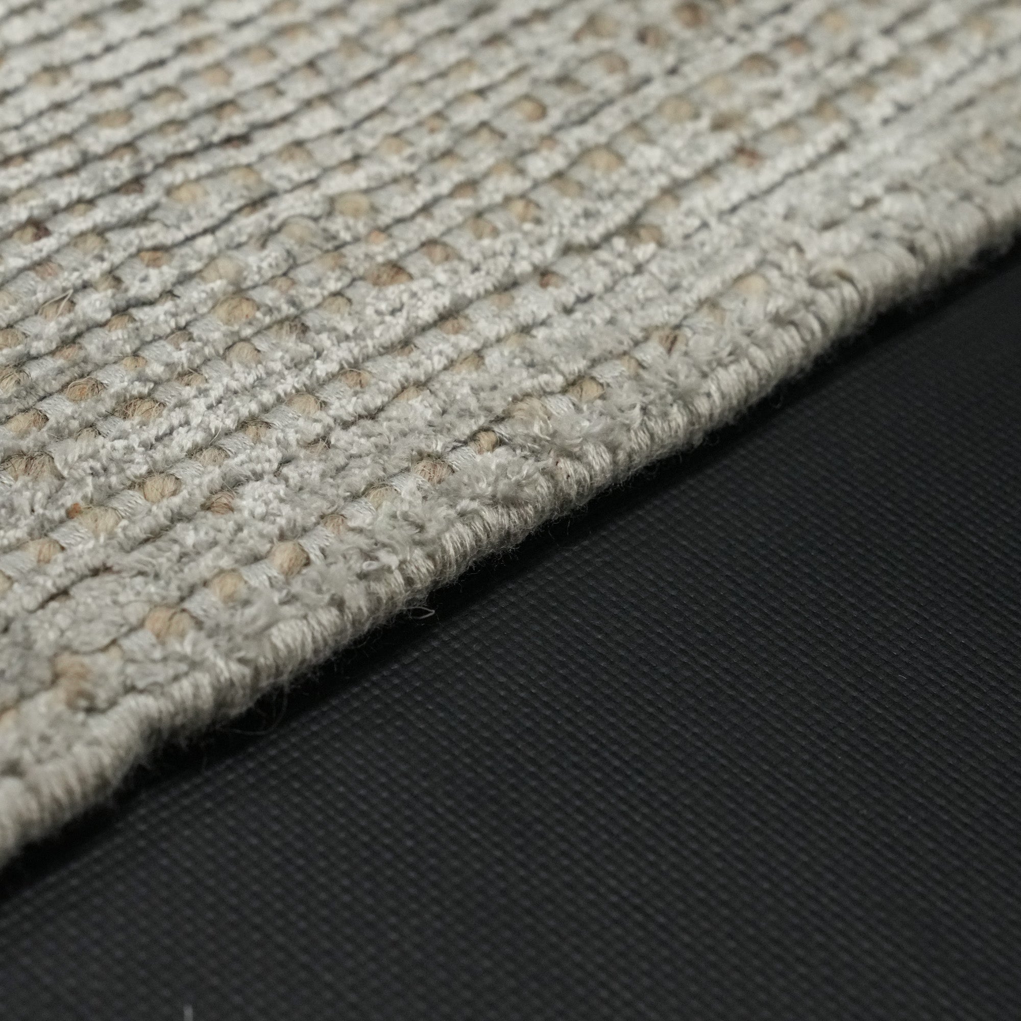 Hand Woven Plain Patterned Gray Wool Carpet