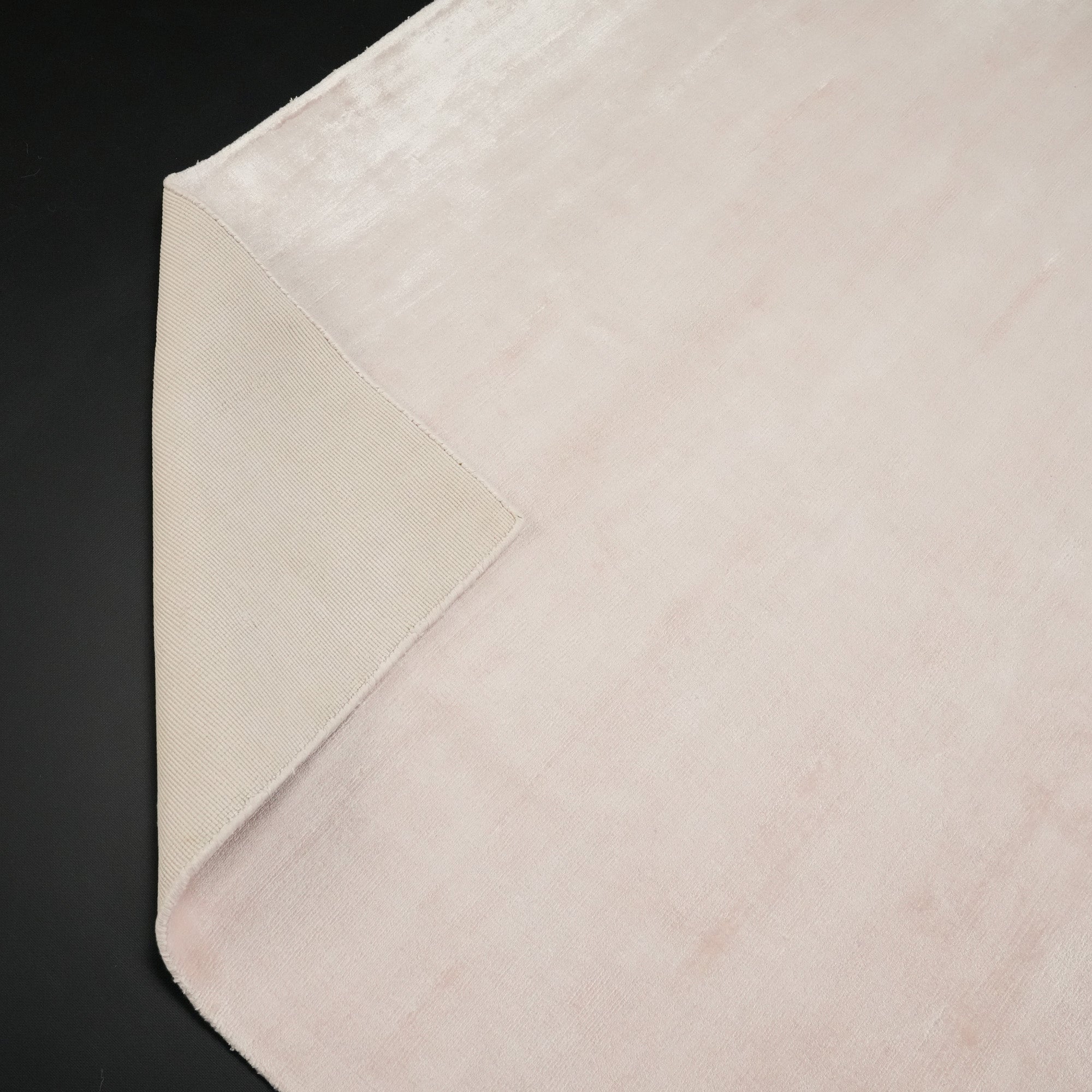 Bench Woven Simple Patterned Pink Rug