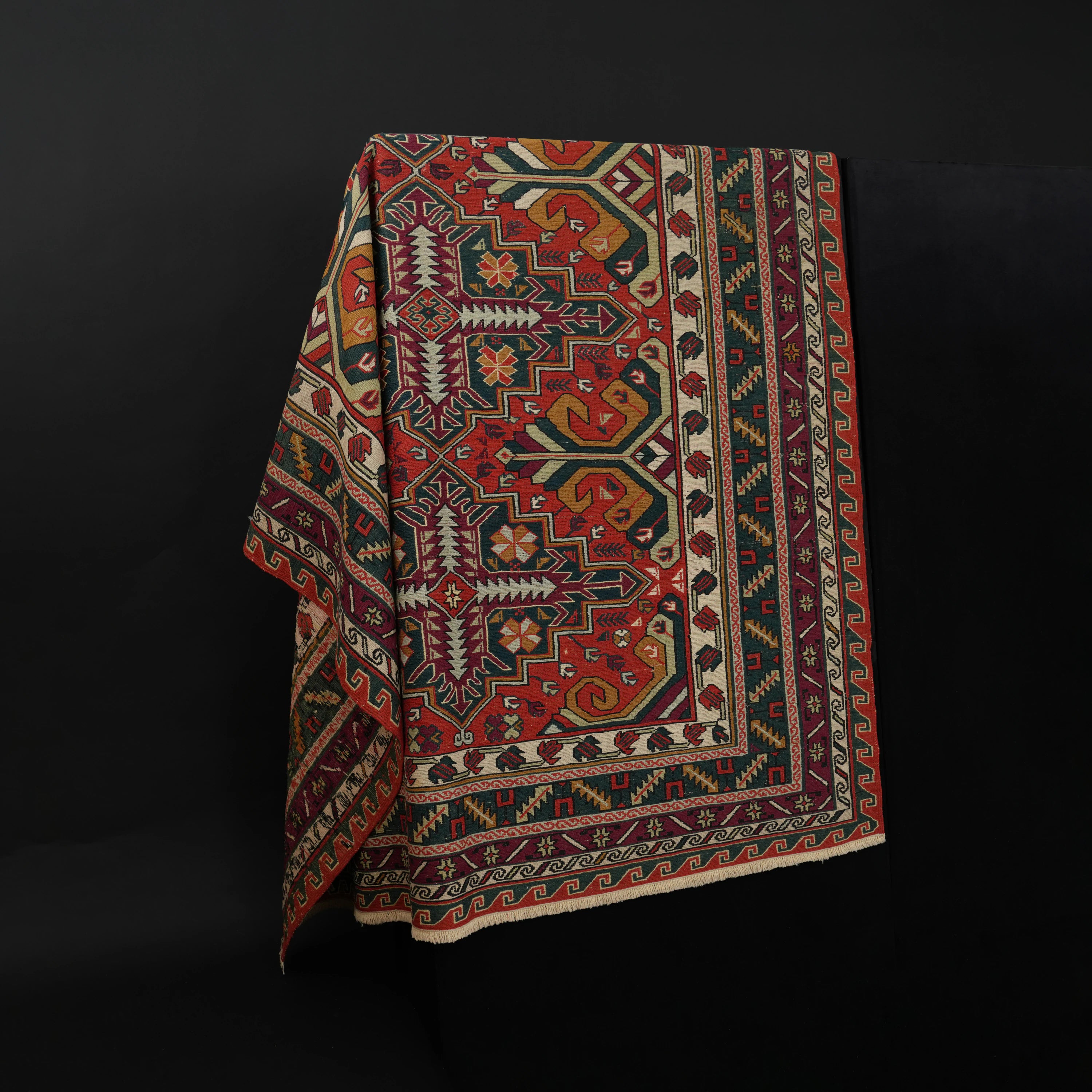 El Dokuma Sandık Eskisi 80+ Yaş Azerbaycan Sumak Kilimi