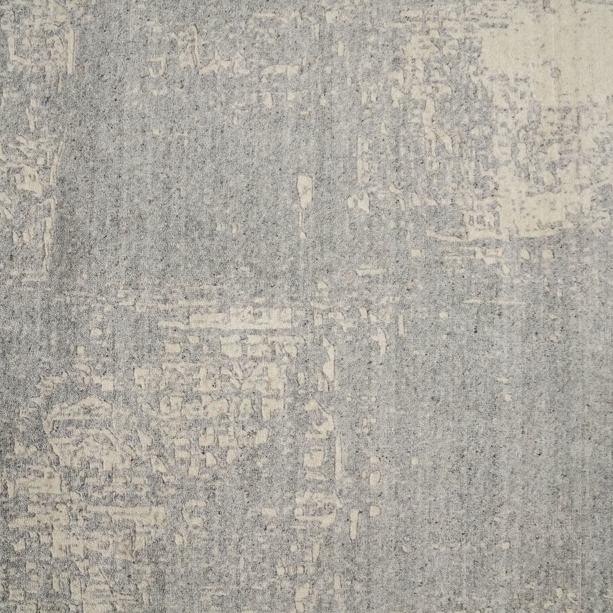 Handwoven Abstract Patterned Gray Rug