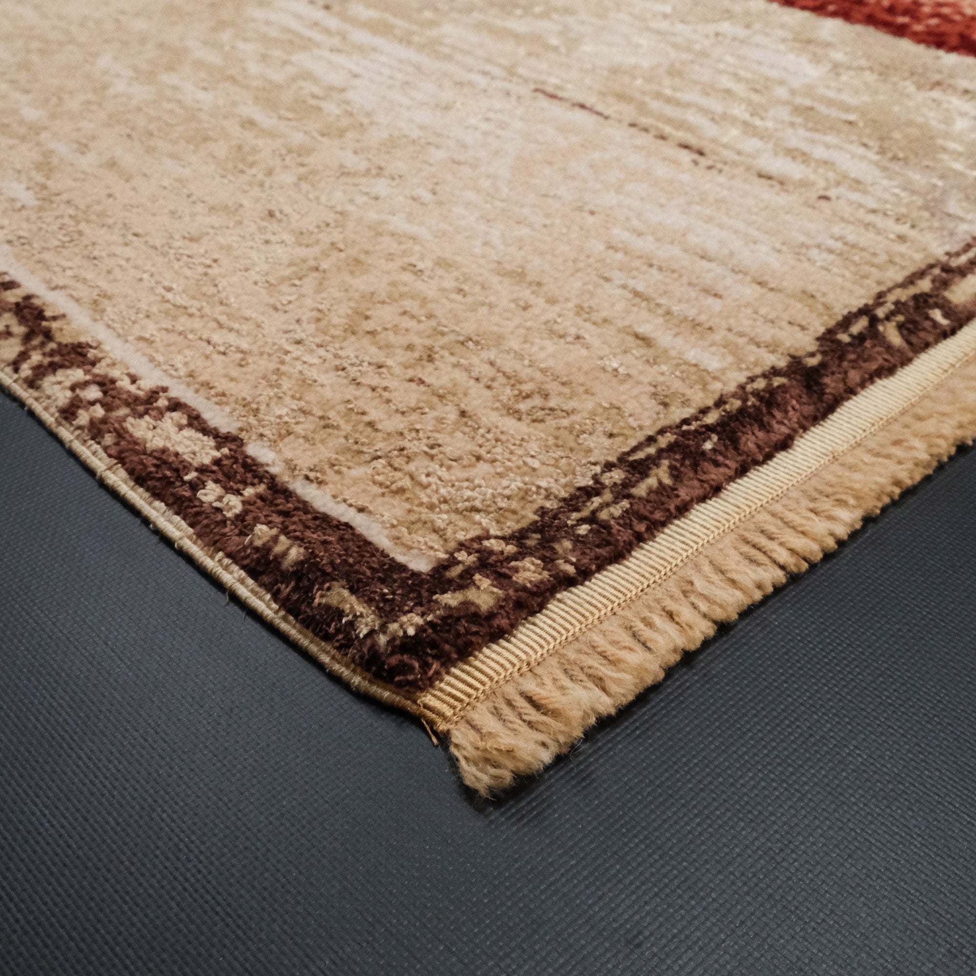 El Dokuma Vintage Desenli İpekli Yün Halı