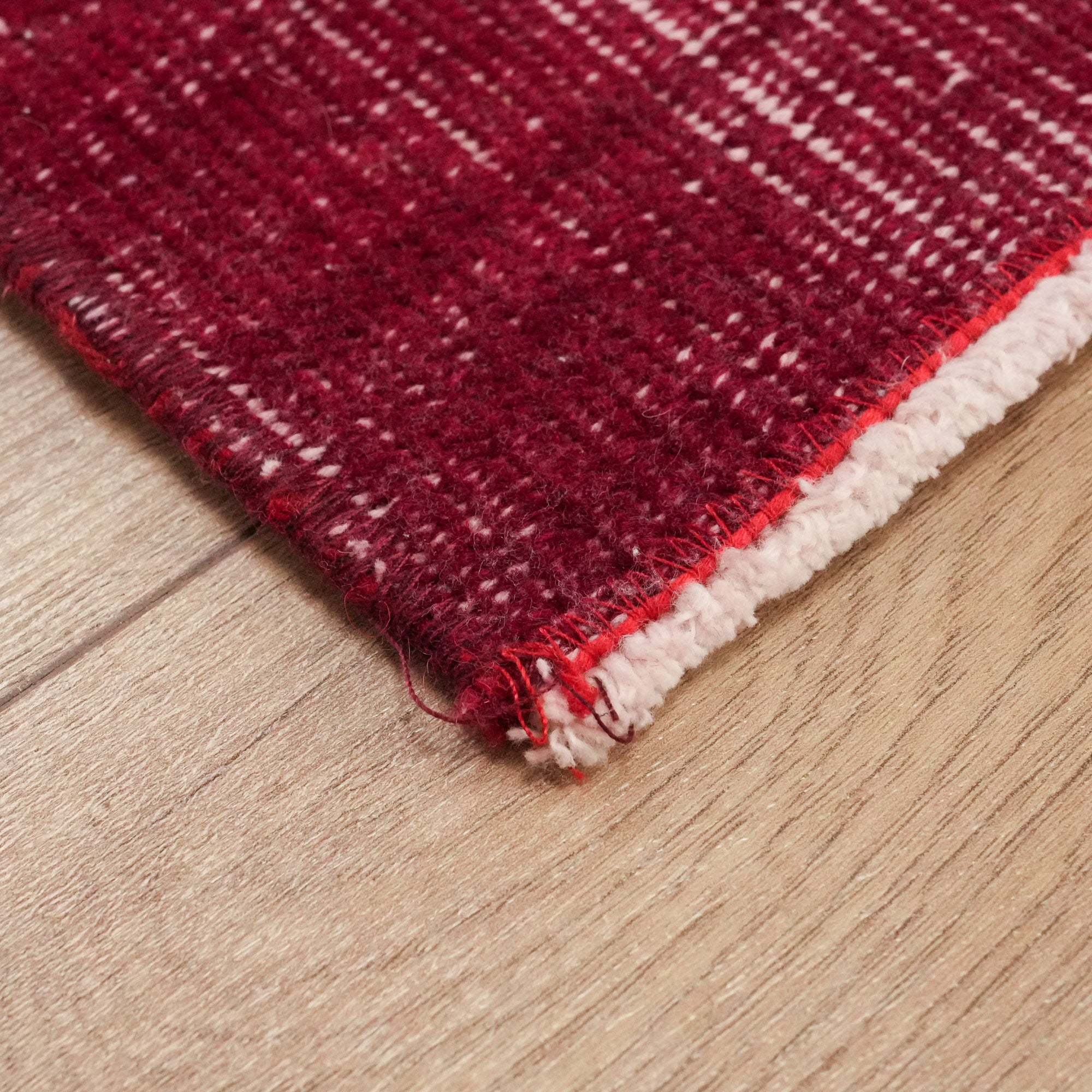 Hand Woven Vintage Patterned Red Carpet