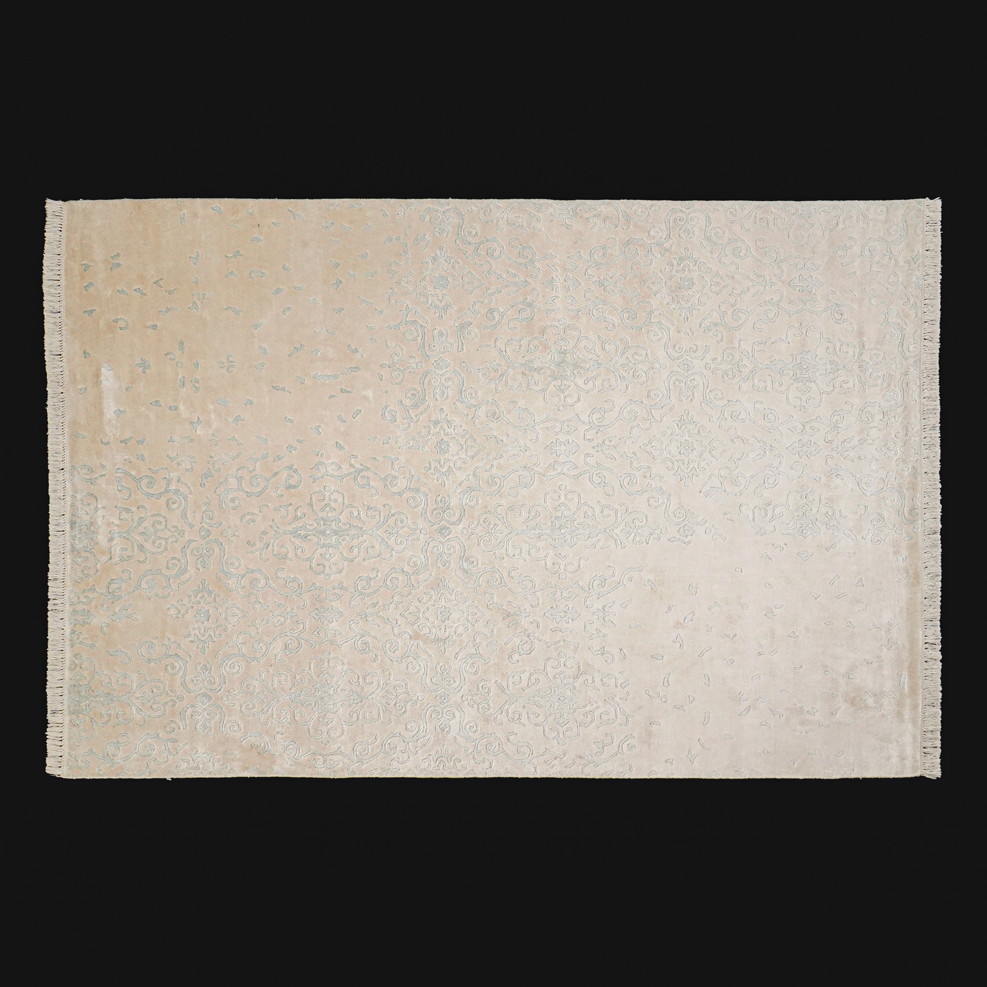 Wrought Iron Series Vintage Design Hand Woven Carpet