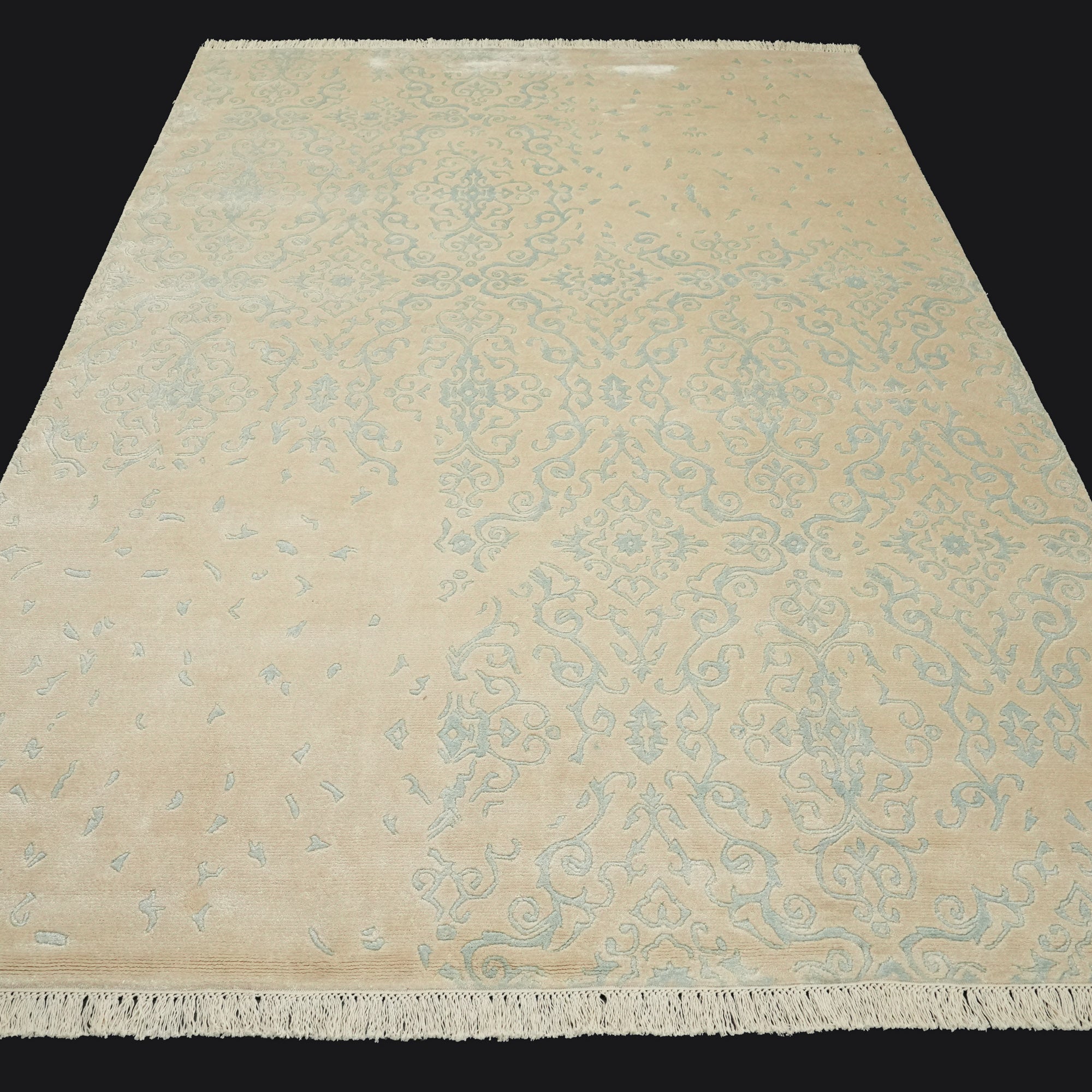 Wrought Iron Series Vintage Design Hand Woven Carpet