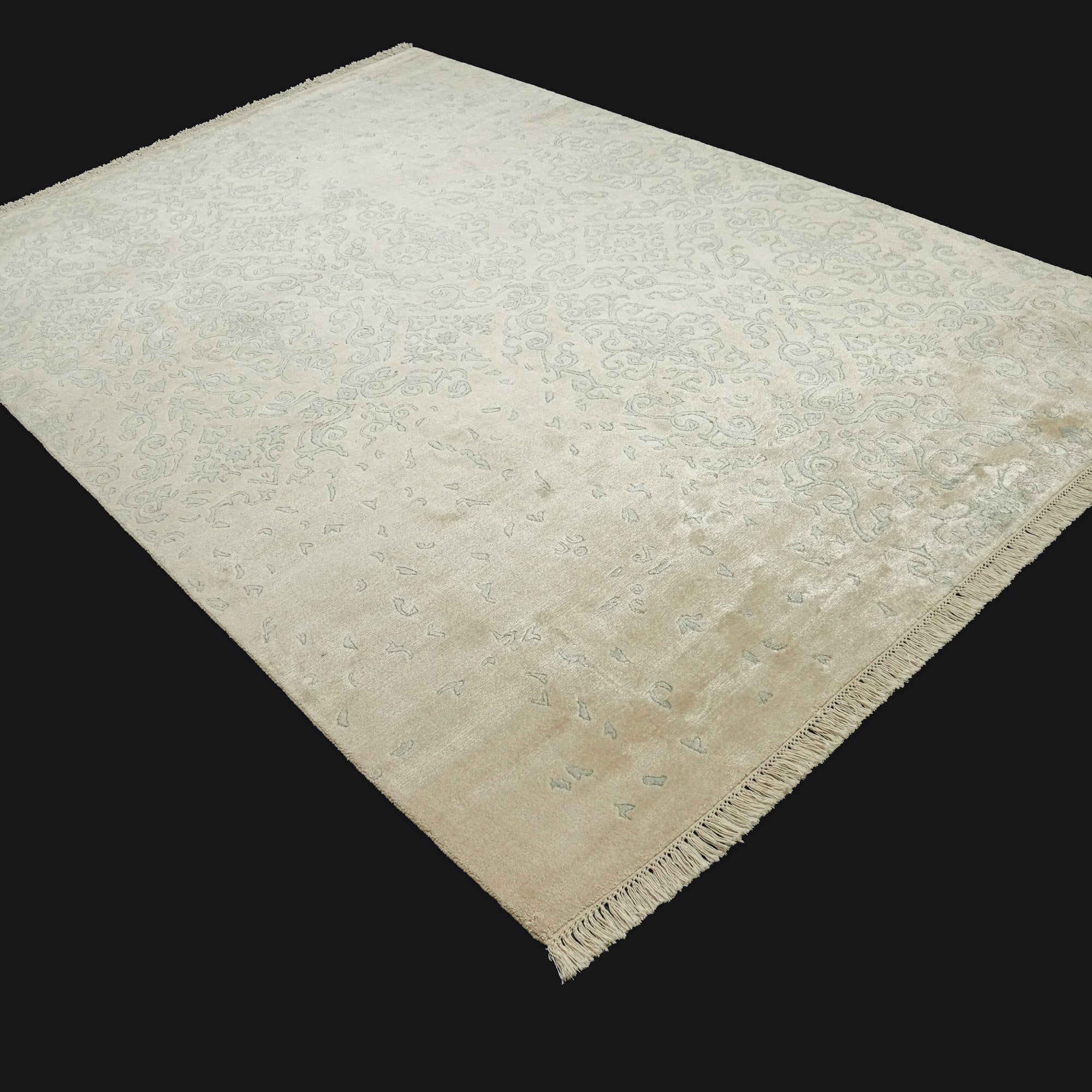 Wrought Iron Series Vintage Design Hand Woven Carpet