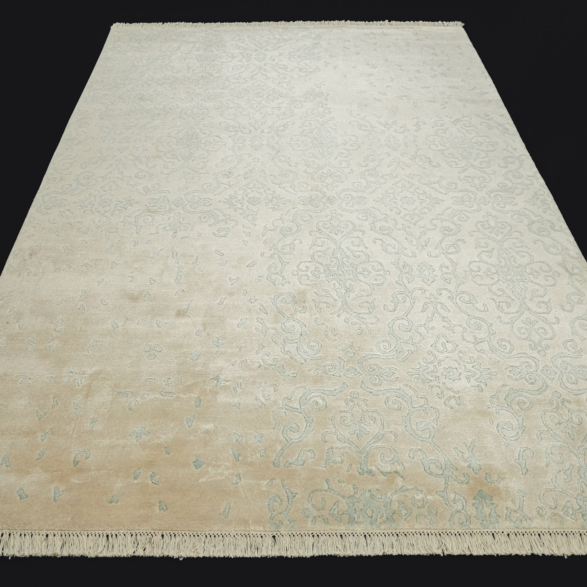 Wrought Iron Series Vintage Design Hand Woven Carpet