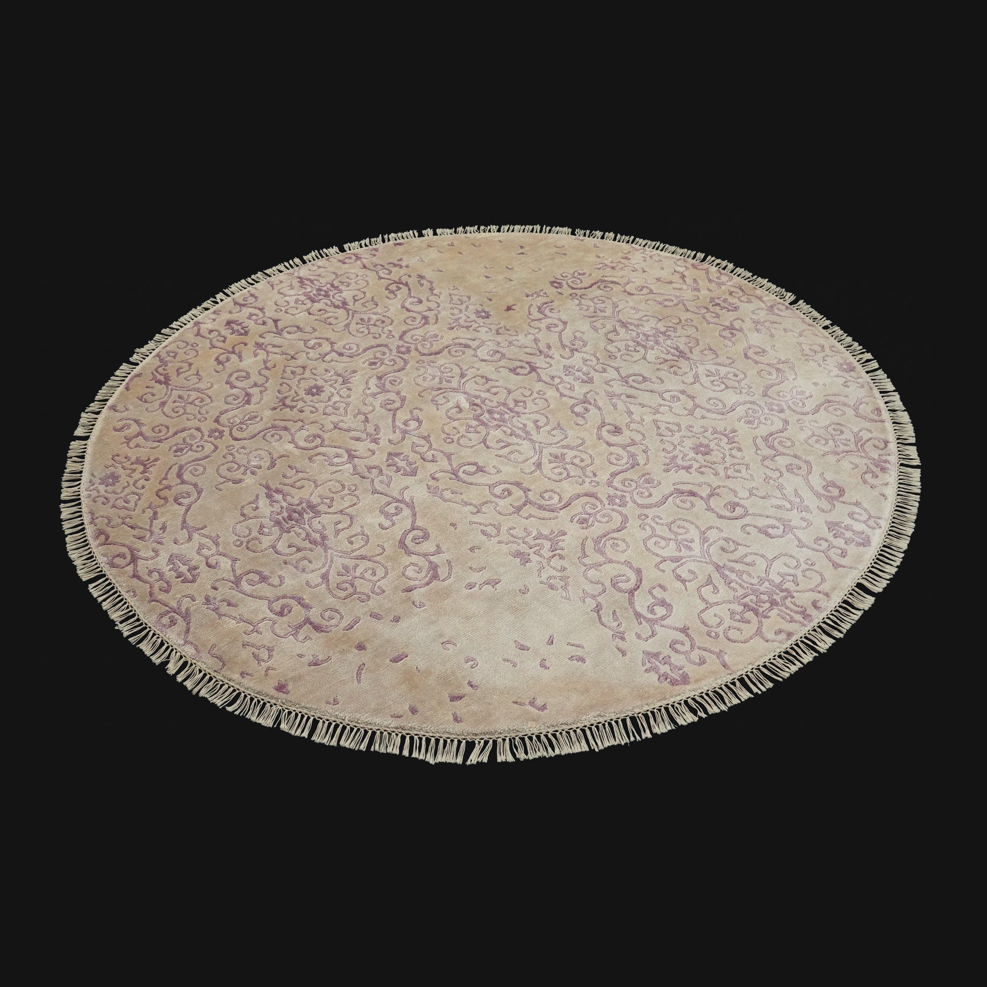 Wrought Iron Series Vintage Patterned Hand Woven Carpet