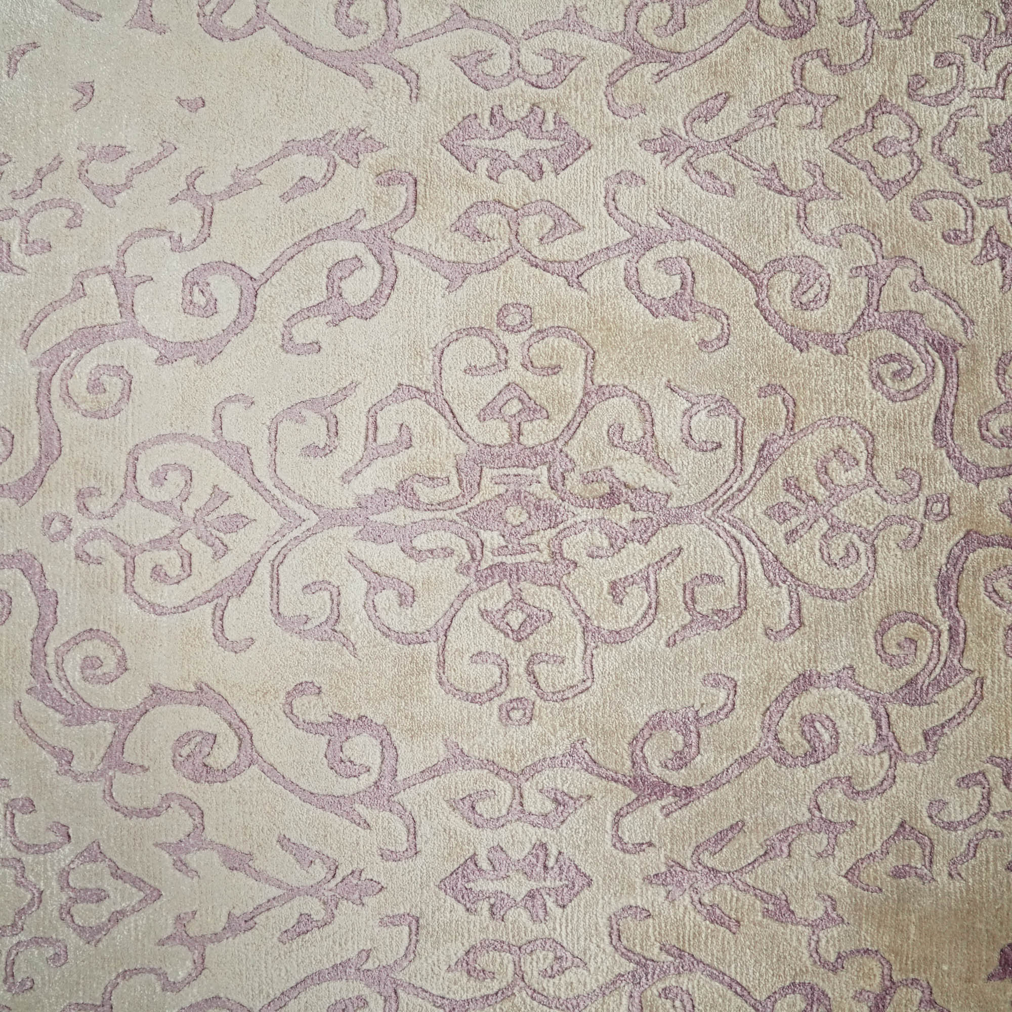 Wrought Iron Series Vintage Patterned Hand Woven Carpet