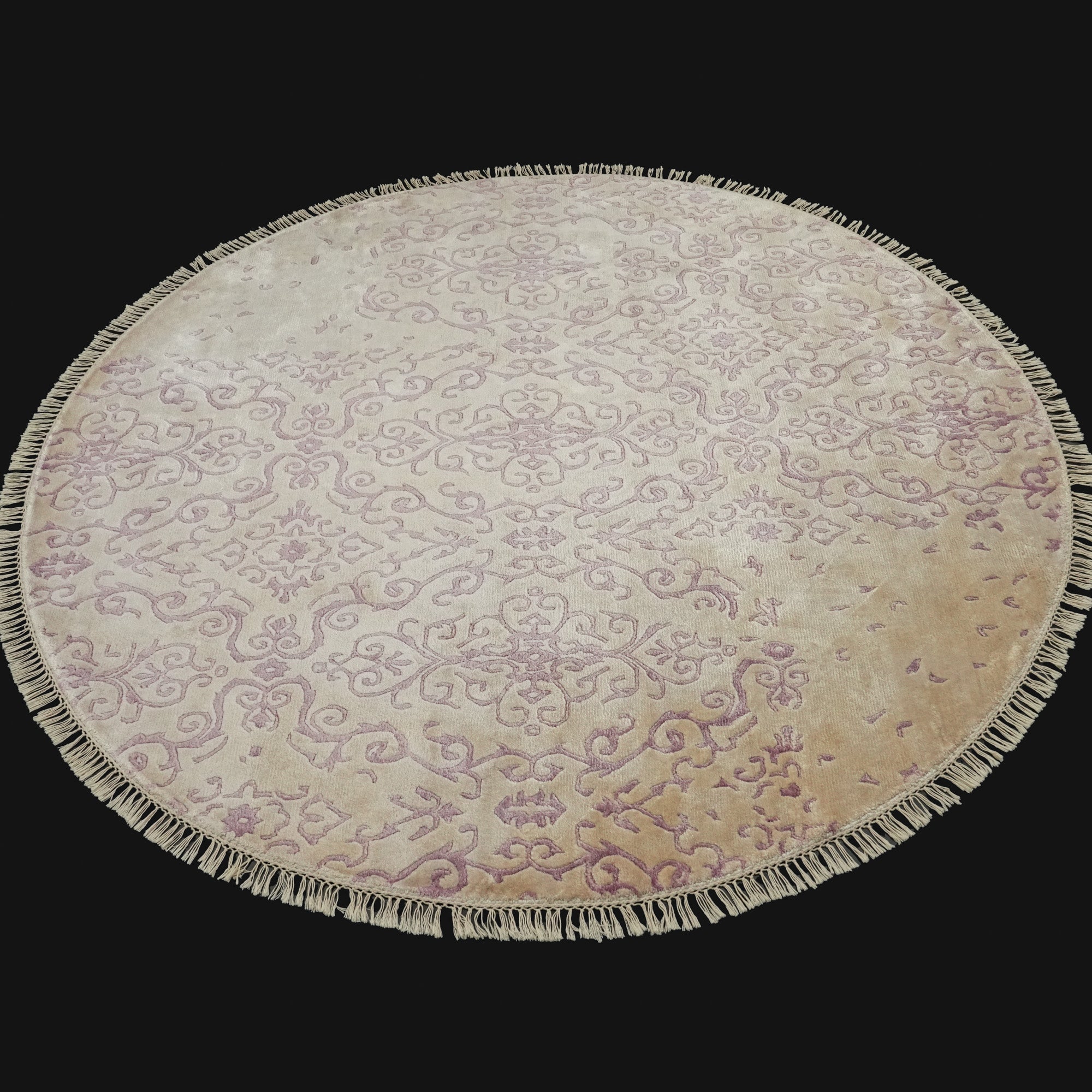 Wrought Iron Series Vintage Patterned Hand Woven Carpet