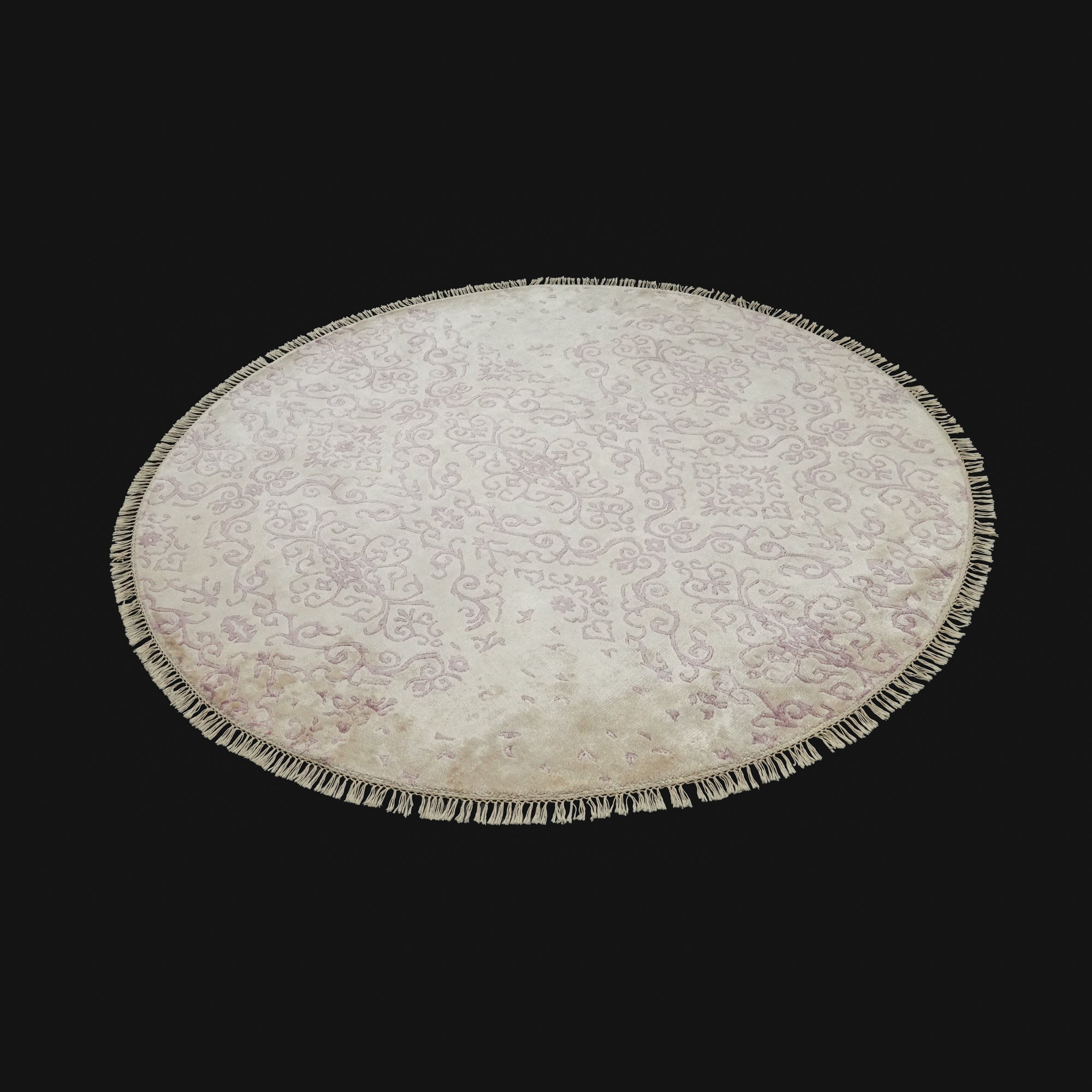 Wrought Iron Series Vintage Patterned Hand Woven Carpet