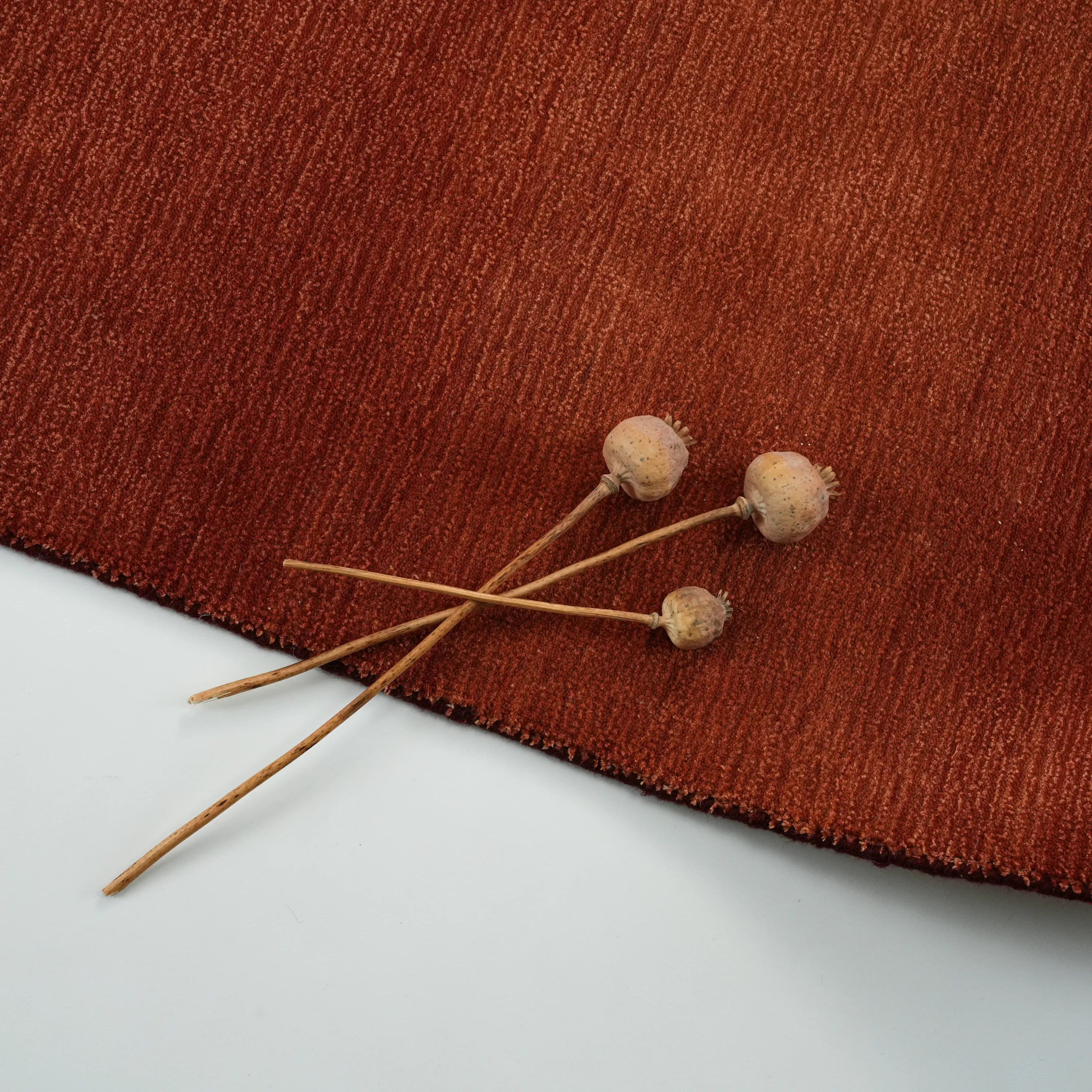 Focus Series Plain Design Hand Woven Carpet