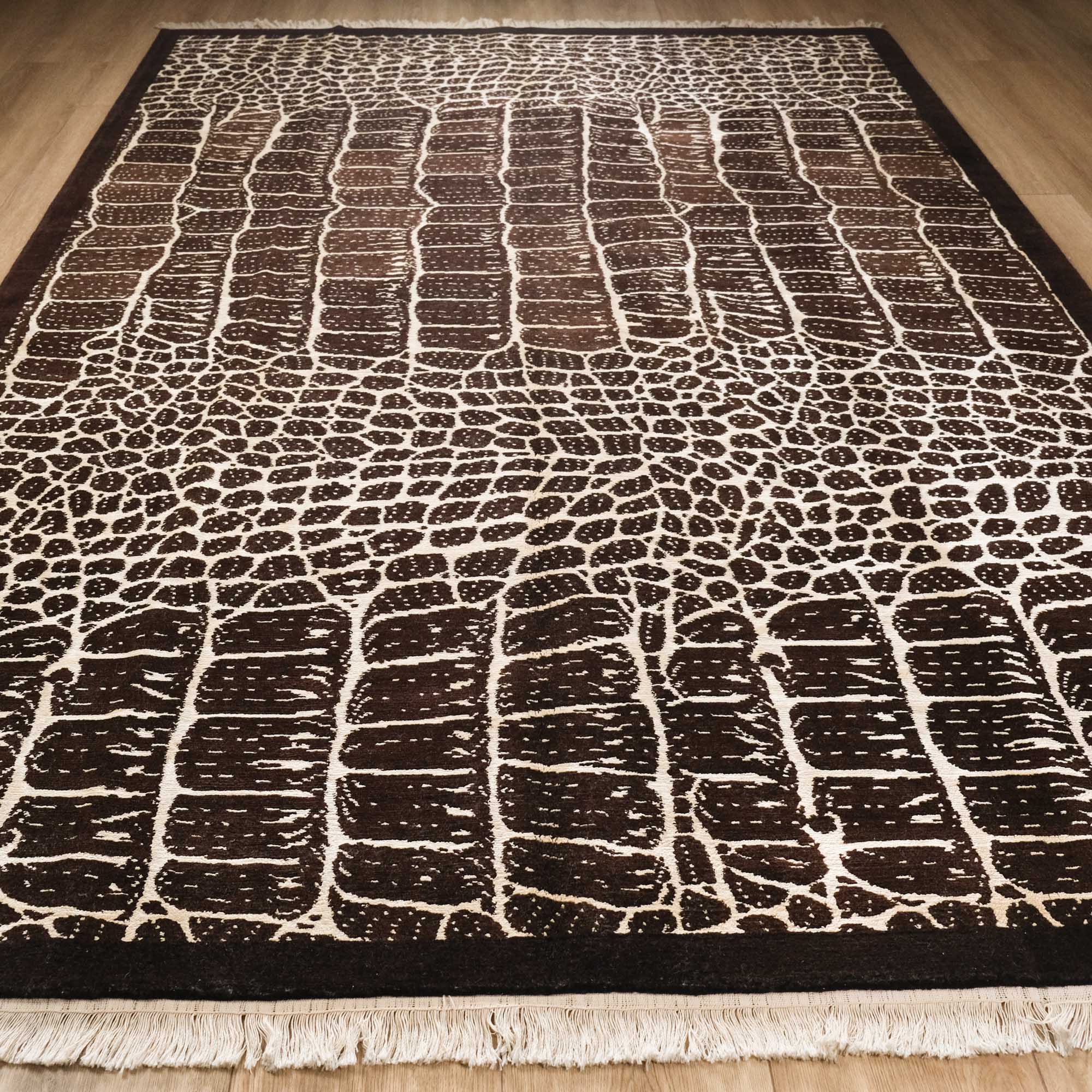 Geometric Design Hand Woven Carpet