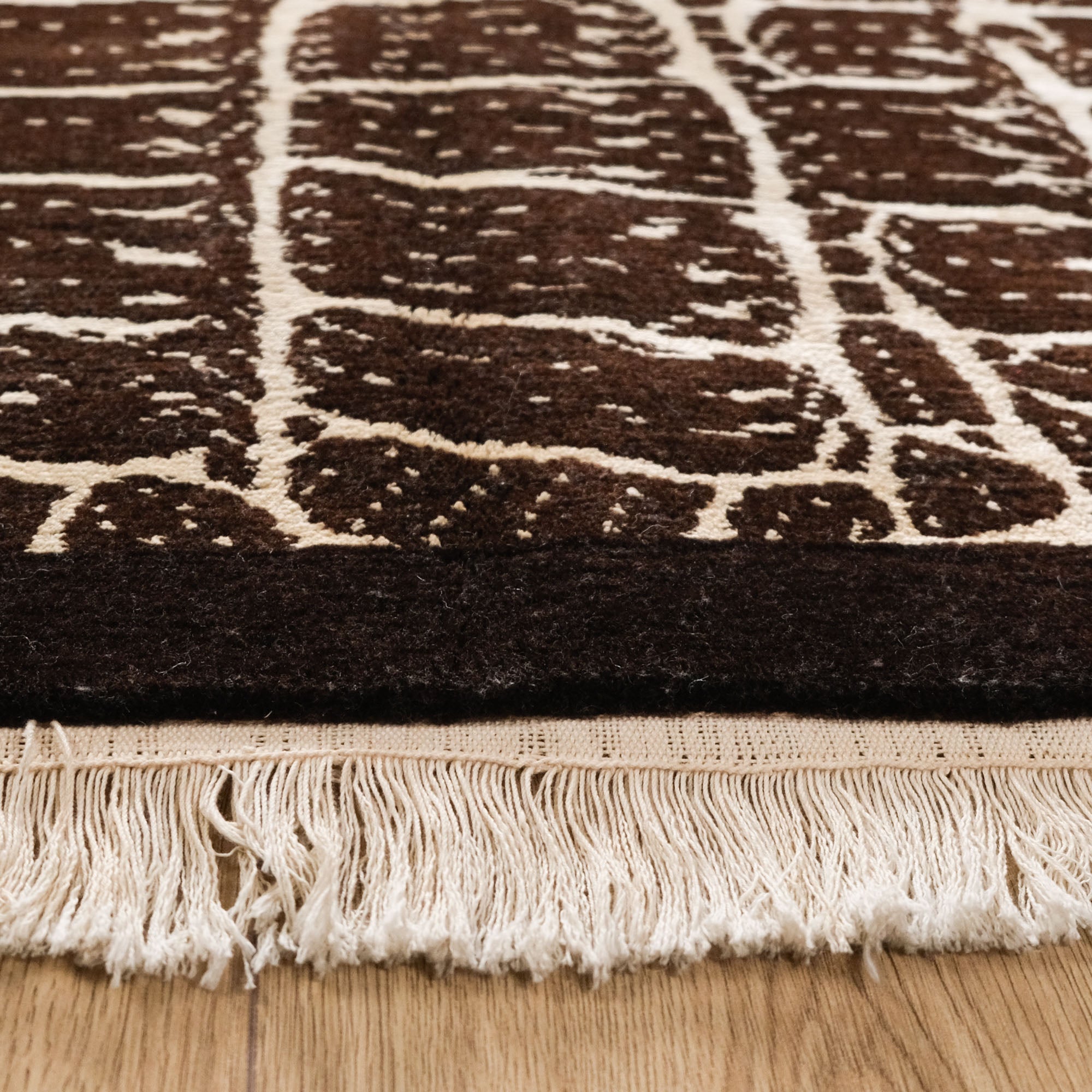 Geometric Design Hand Woven Carpet