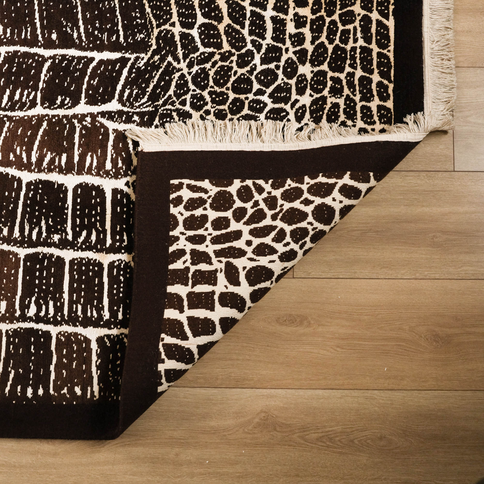 Geometric Design Hand Woven Carpet