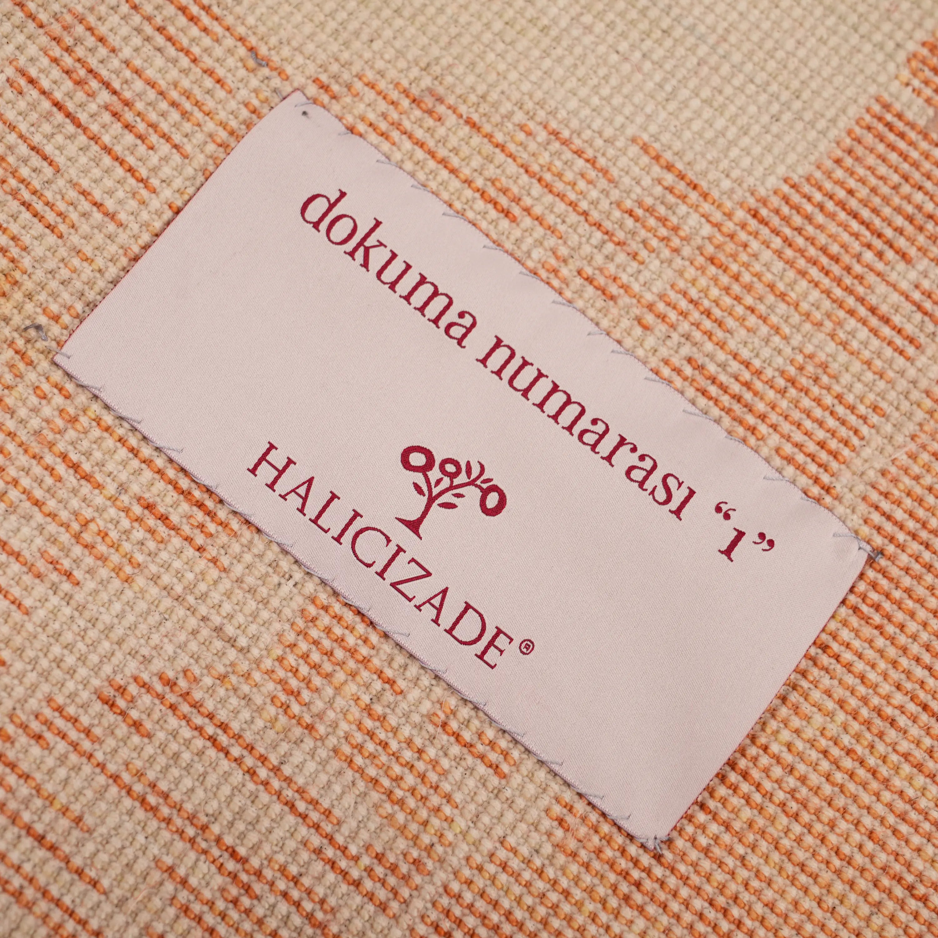 Günyolu Series Kemaliye Dark Canyon Patterned Terra Loom-Woven Natural Rug