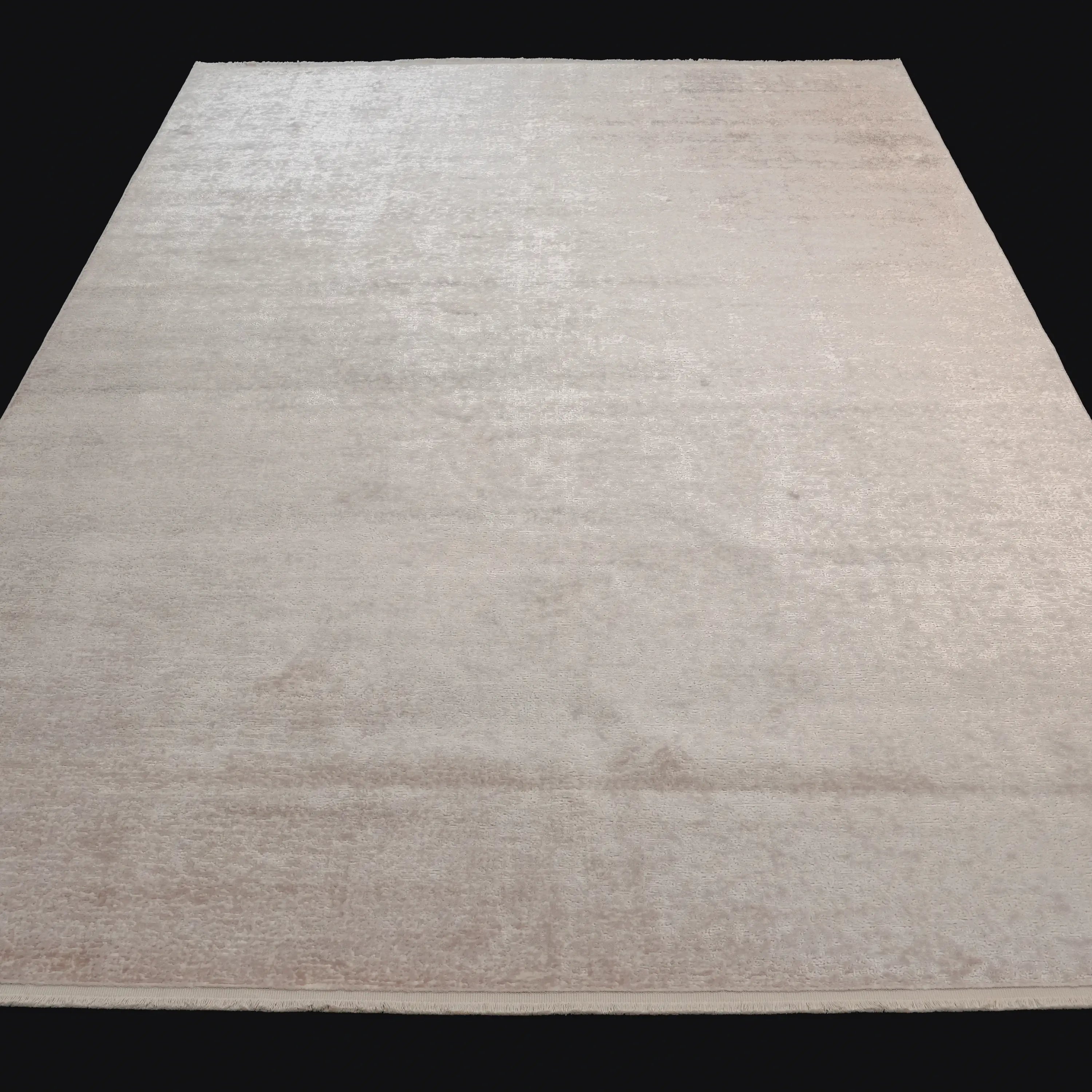 Odak Serisi Sade Desenli Krem Viskon Halı