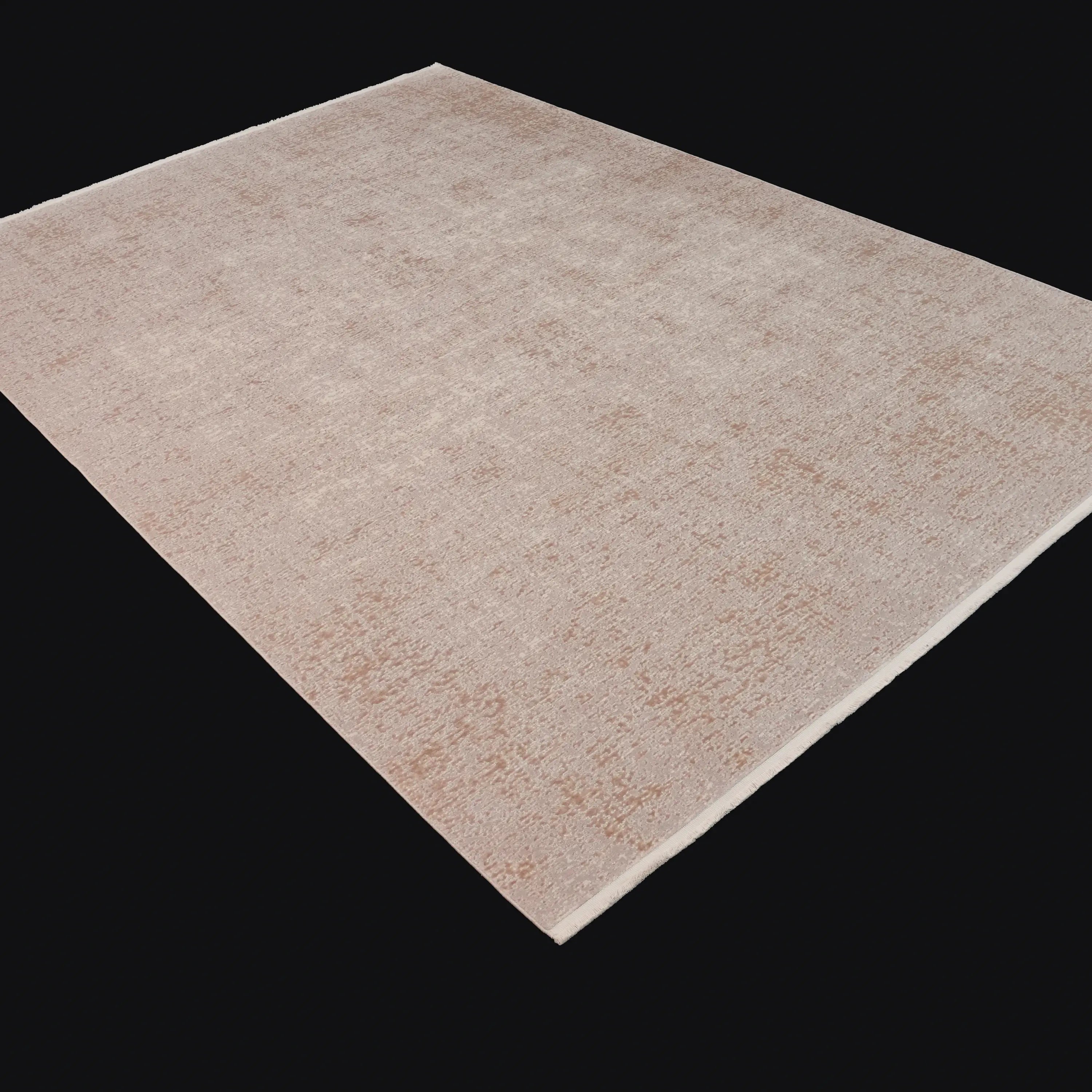 Odak Serisi Sade Desenli Krem Viskon Halı