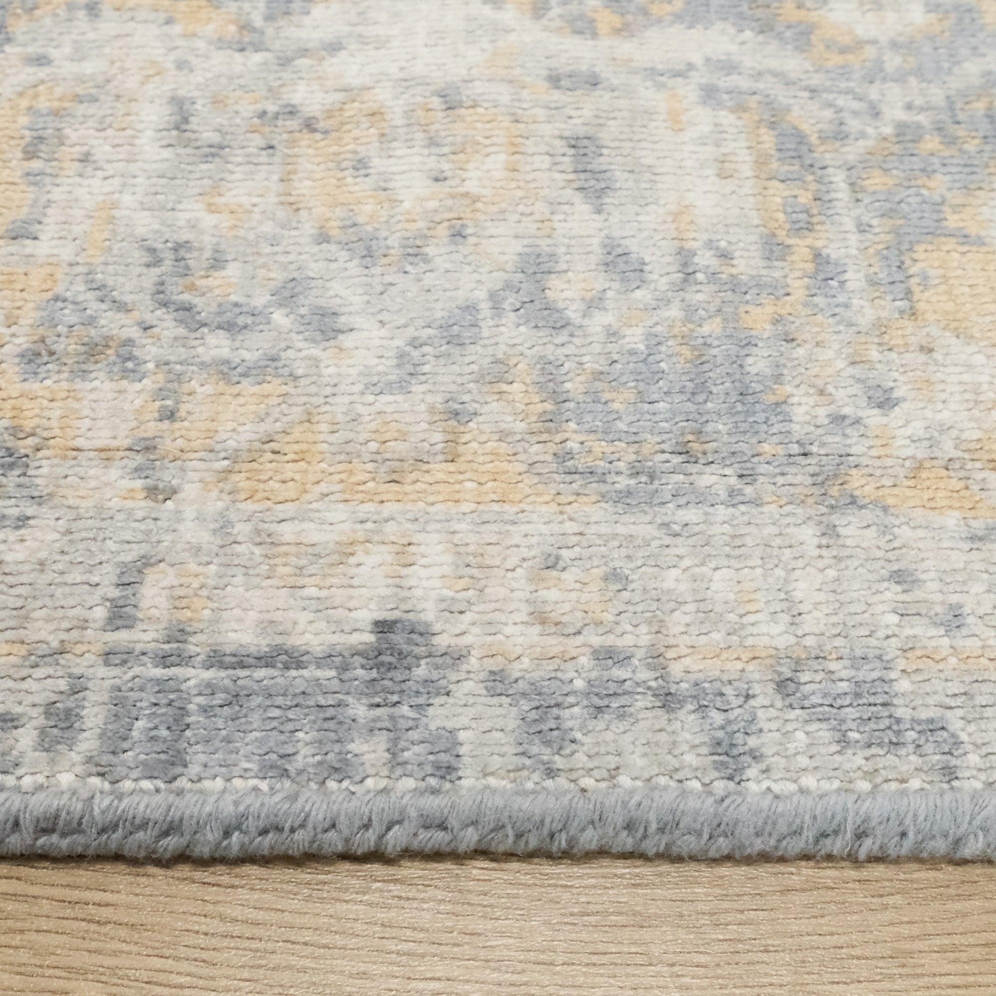 Tezgah Dokuma Vintage Desenli Mavi Klasik Halı