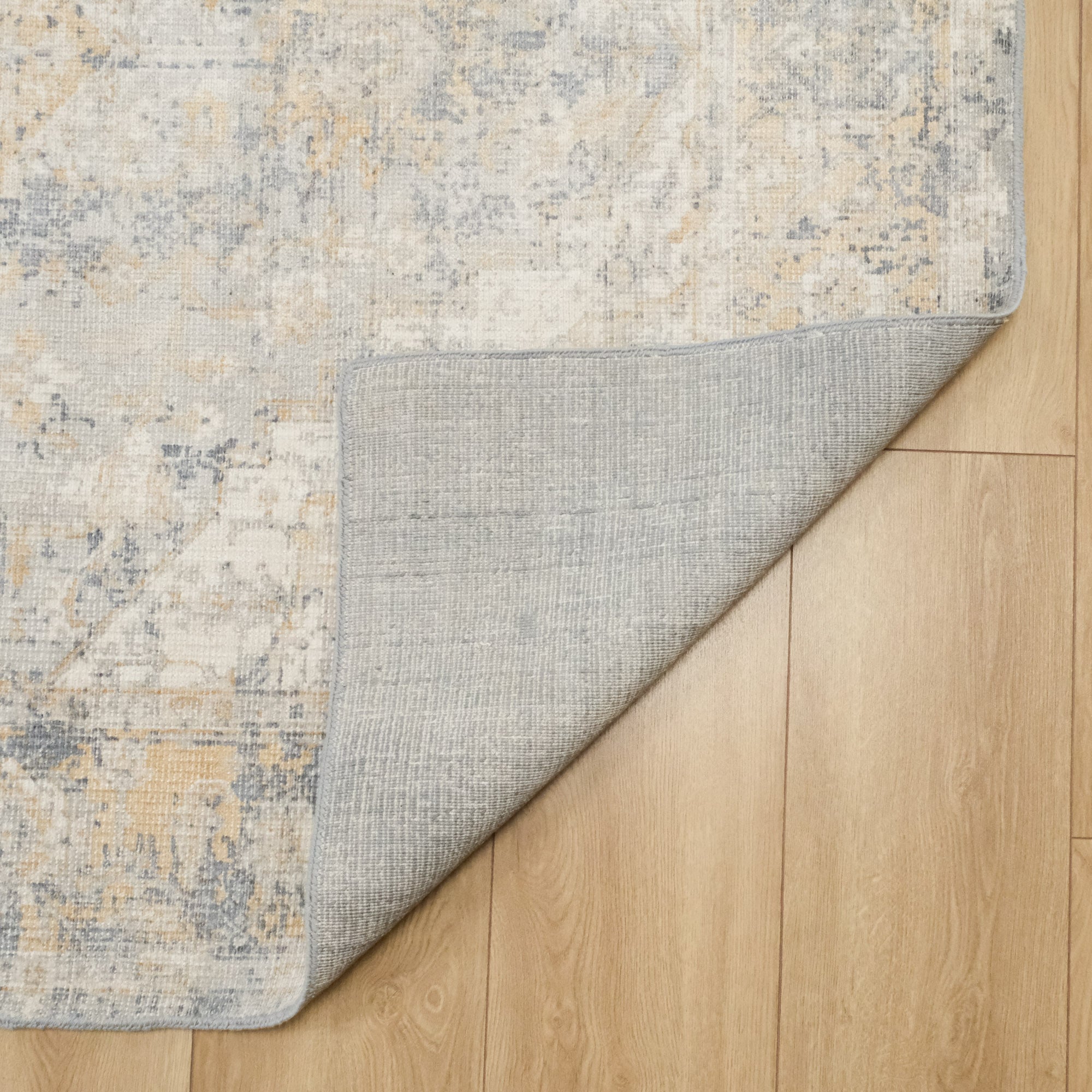 Tezgah Dokuma Vintage Desenli Mavi Klasik Halı