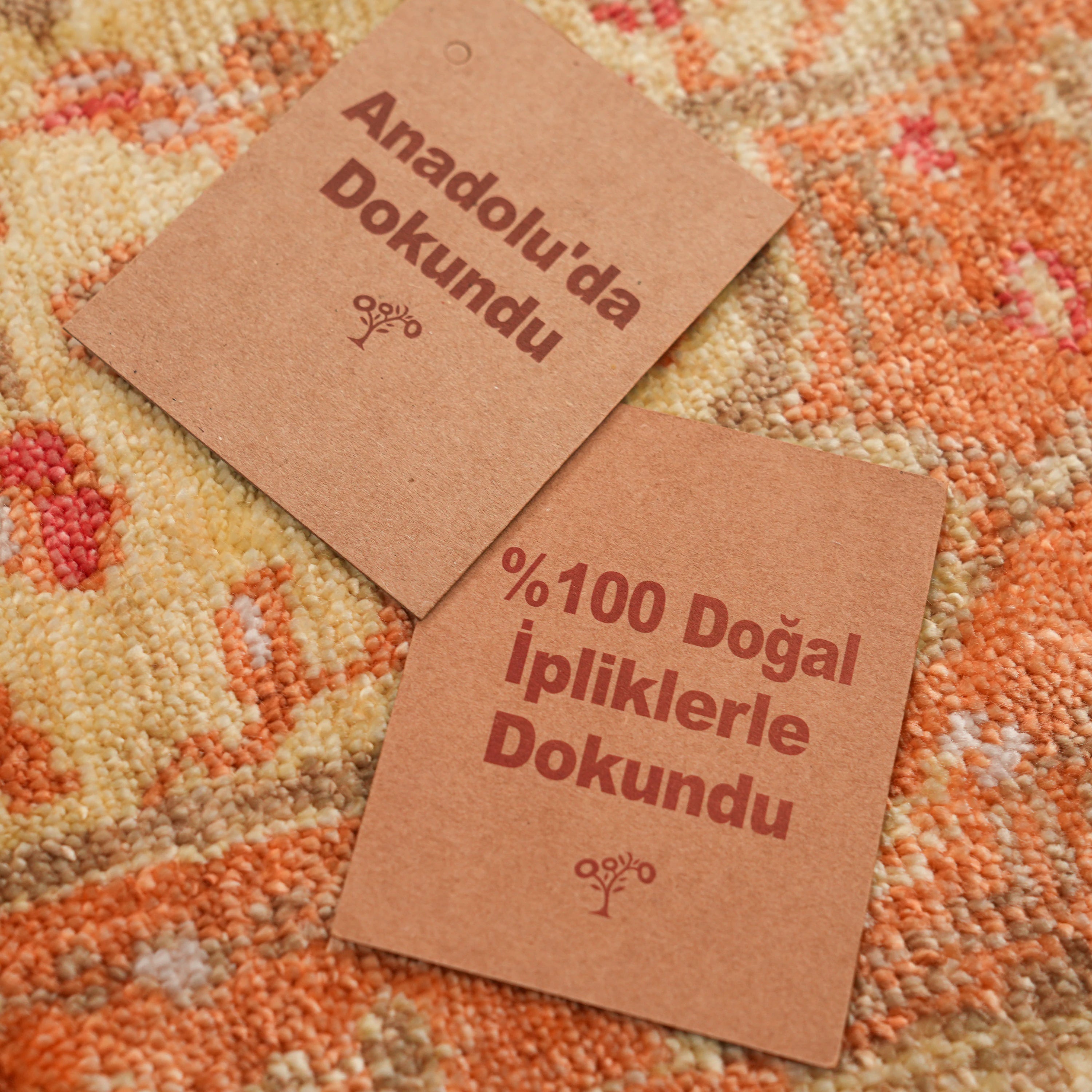 Haki Yeşil Tencel Tezgah Dokuma Seccade