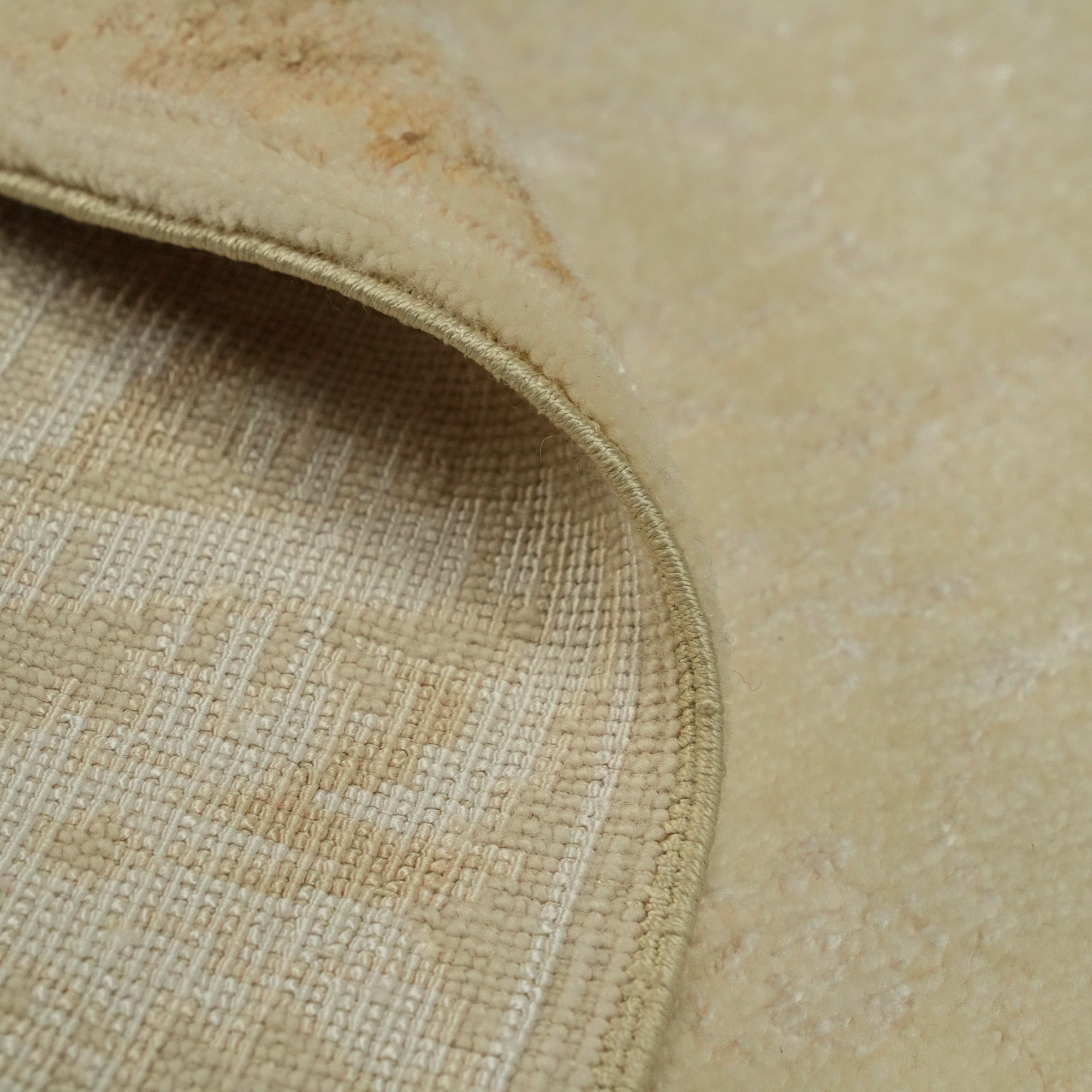 Hanzâde Serisi El Dokuma Çiçek Desenli Krem İpekli Halı