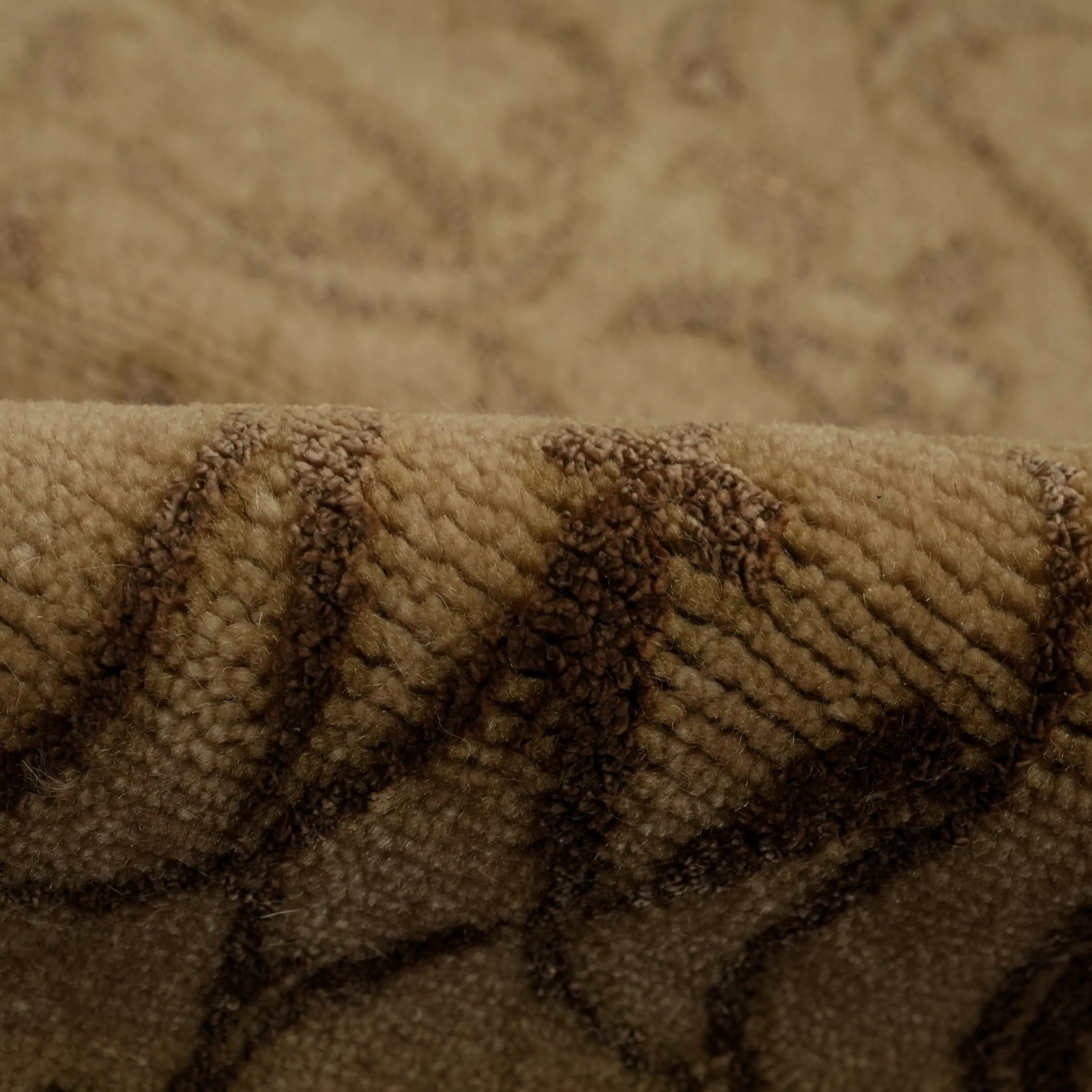 Harem Serisi El Dokuma Uşak Desenli Bej İpekli Halı