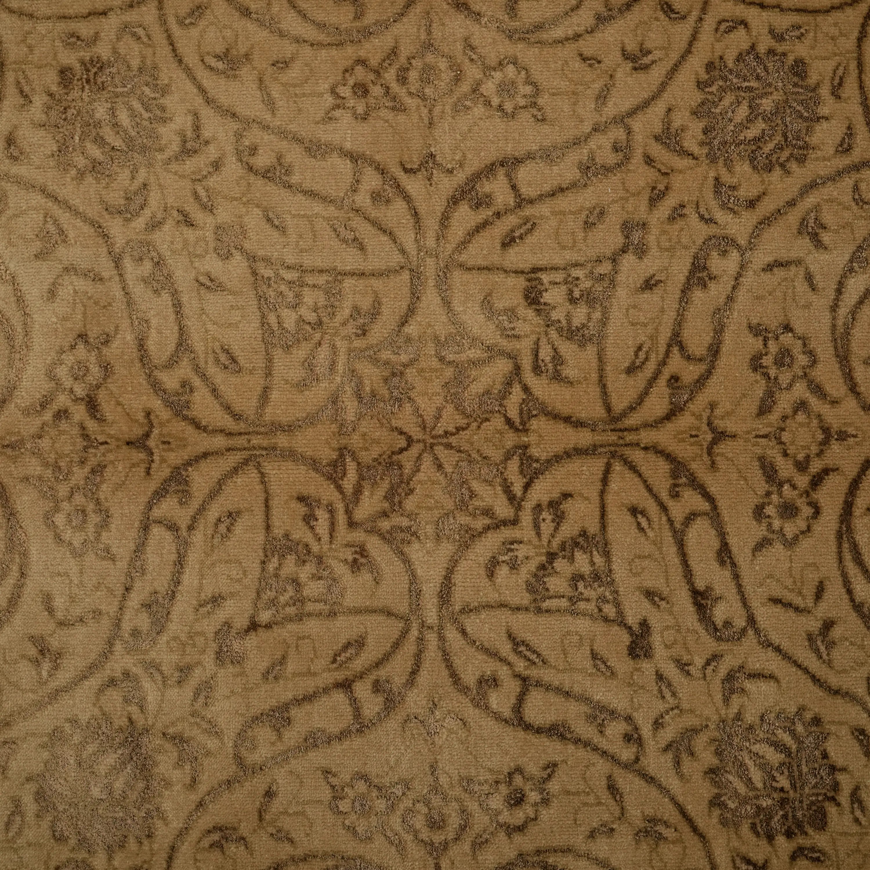 Harem Serisi El Dokuma Uşak Desenli Bej İpekli Halı