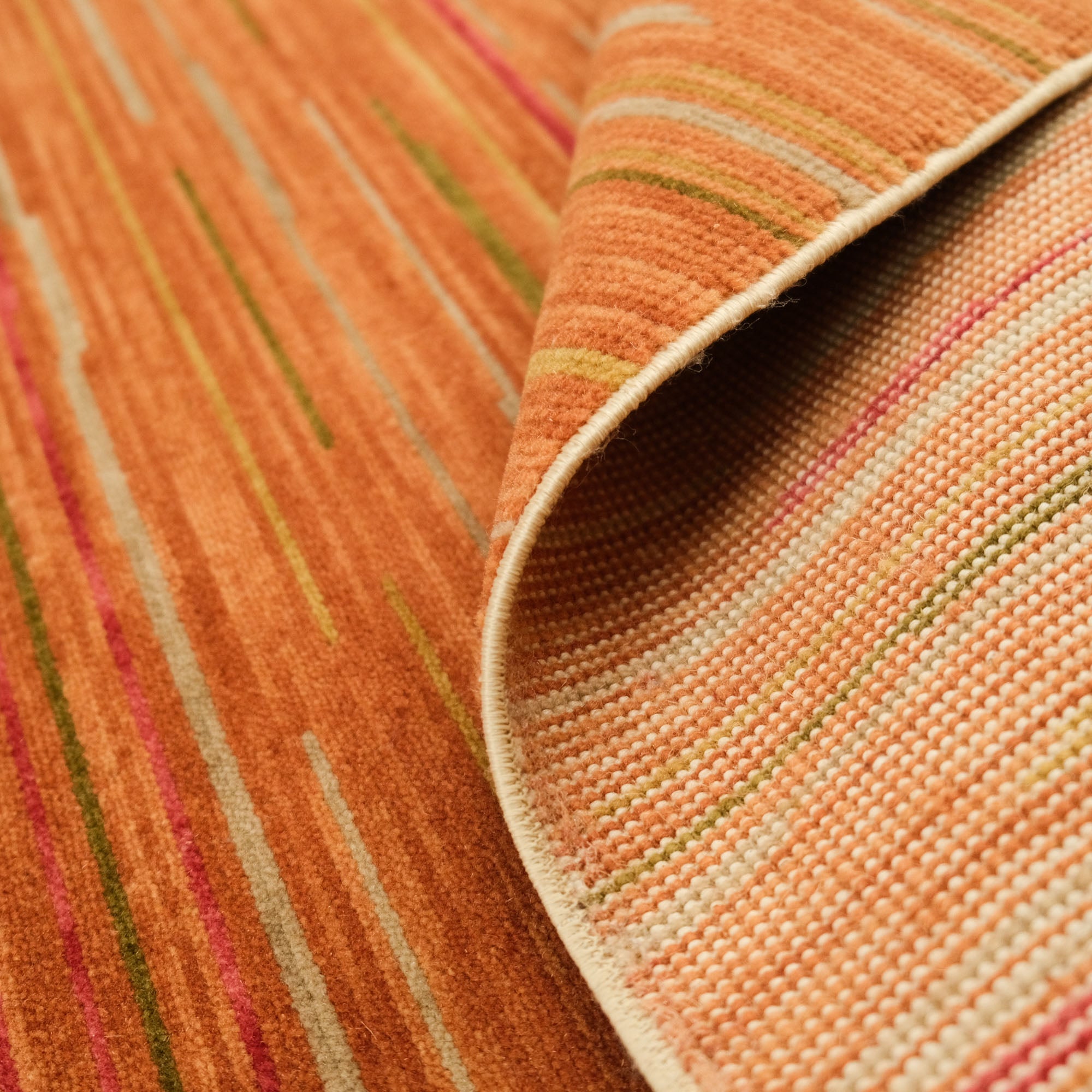 Heritage Series Striped Design Machine Woven Carpet