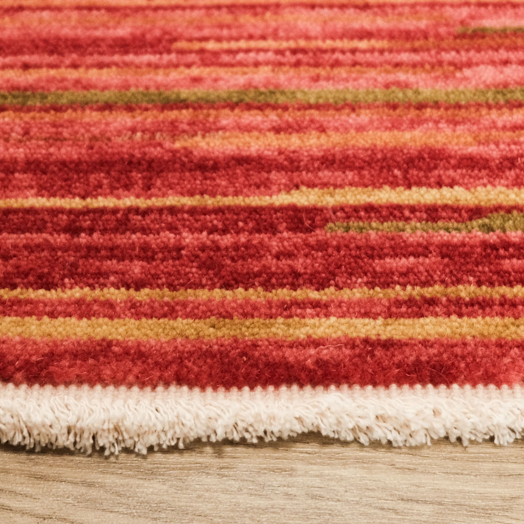 Heritage Series Striped Pattern Terra Loom-Woven Rug