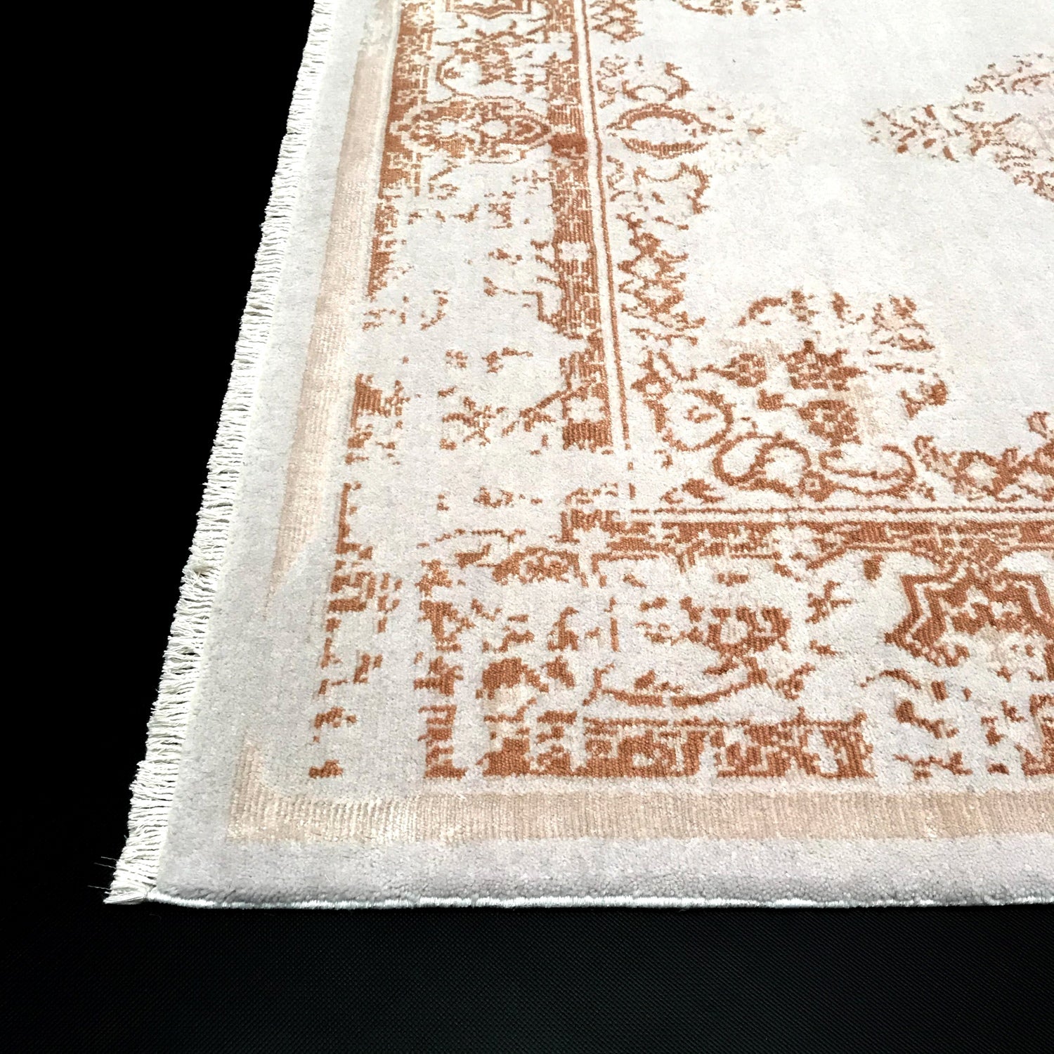 Heritage Serisi Tezgah Dokuma Vintage Desenli Bakır Halı