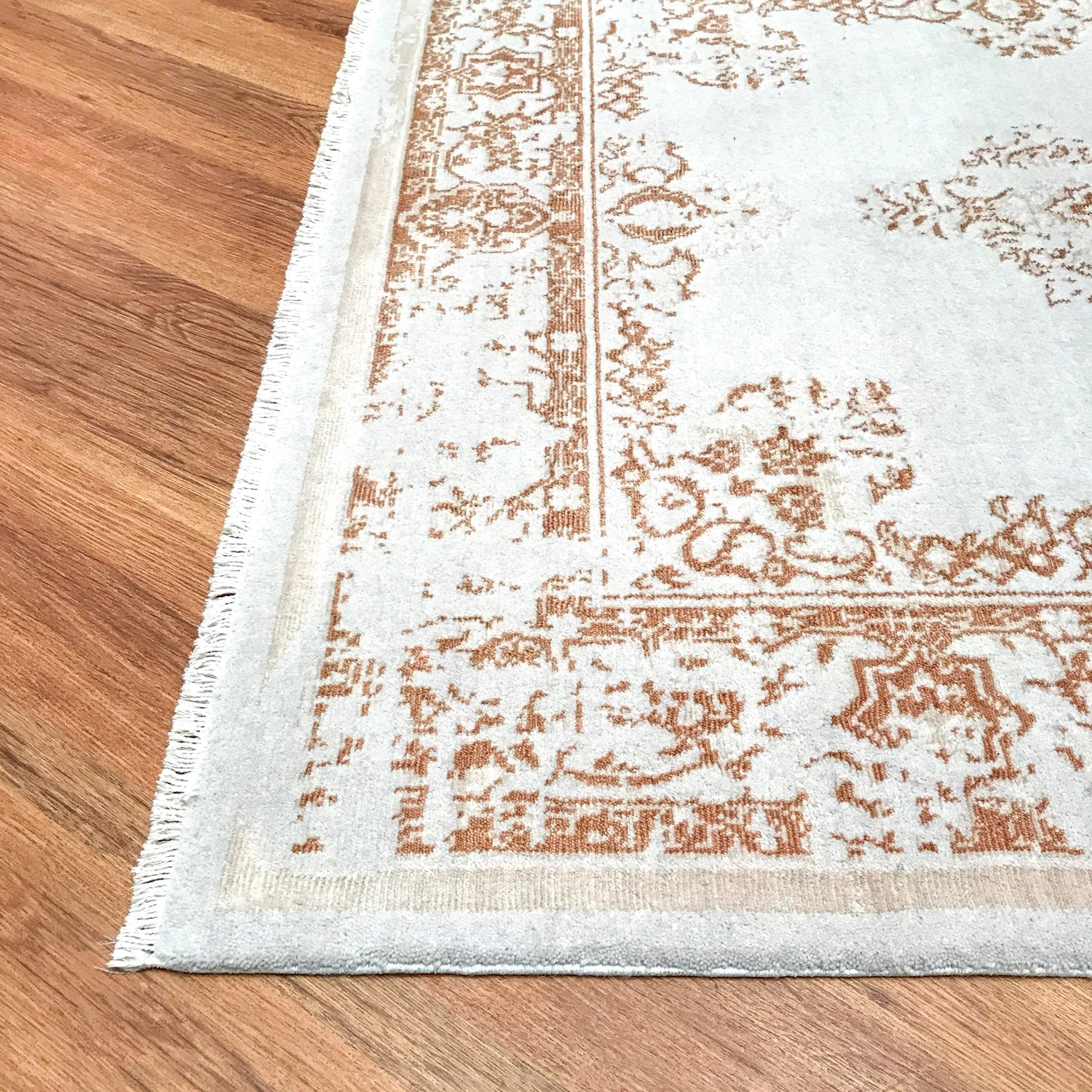 Heritage Serisi Tezgah Dokuma Vintage Desenli Bakır Halı