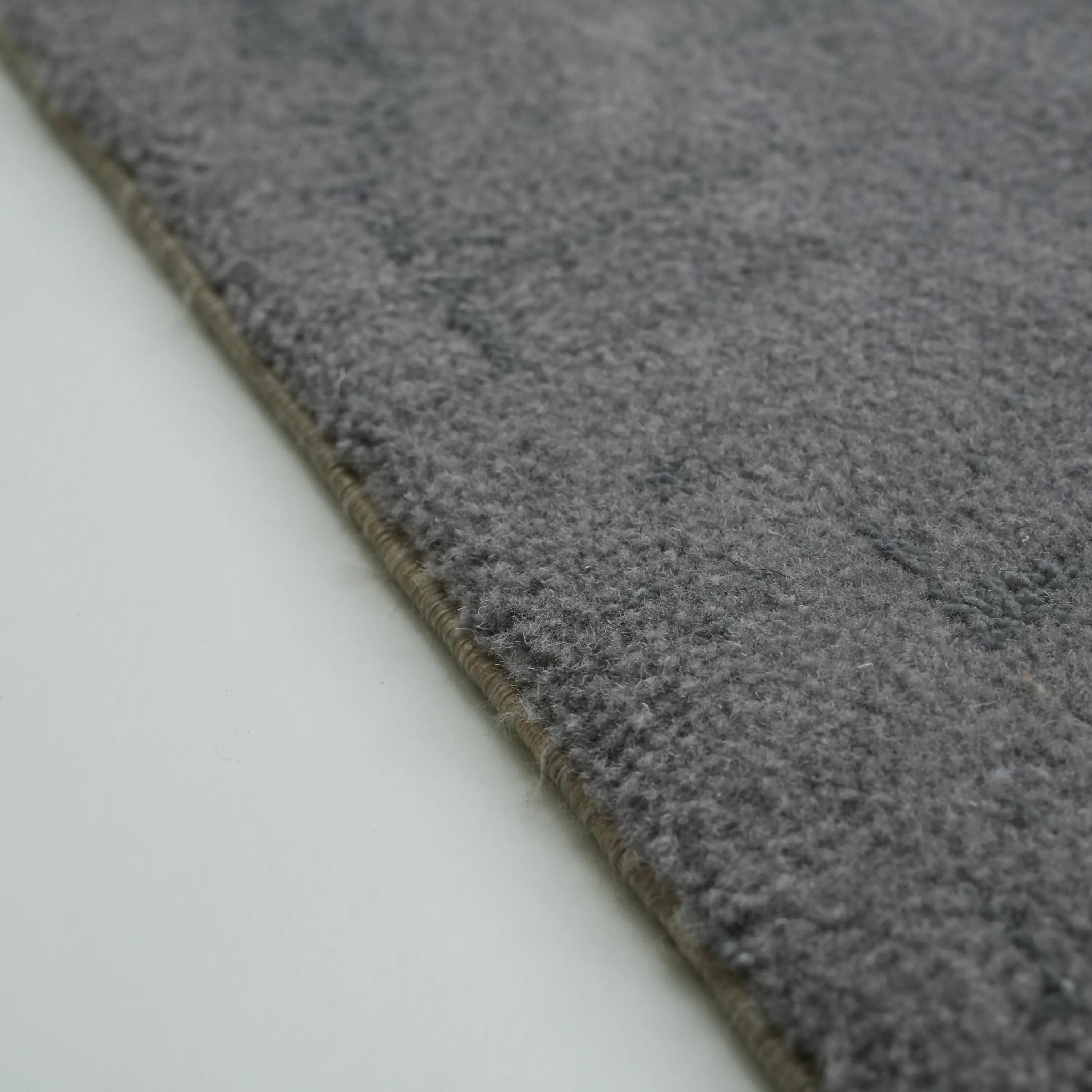 Heritage Series Vintage Patterned Gray Wool Loom Woven Rug