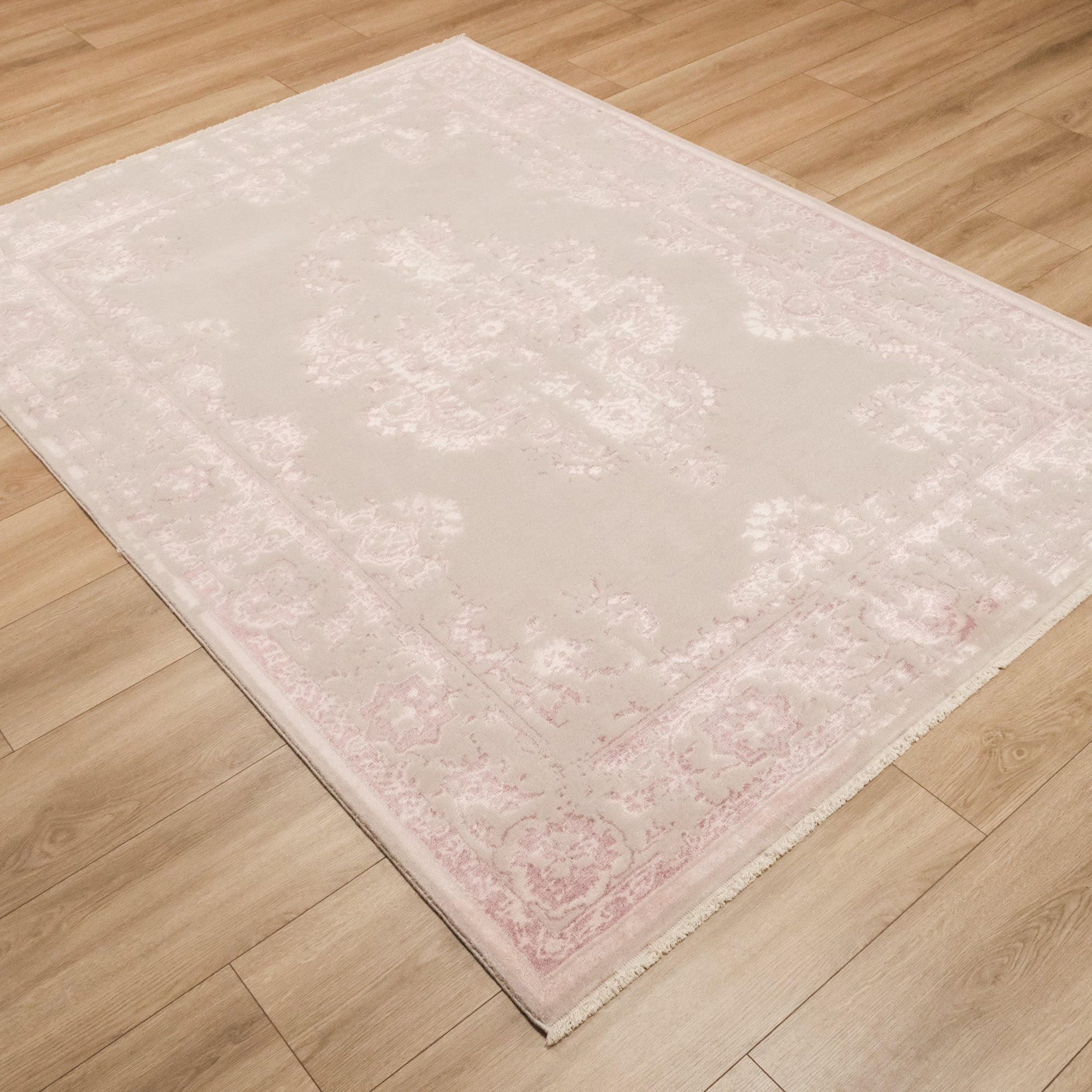 Heritage Serisi Vintage Pembe Tezgah Dokuma Halı