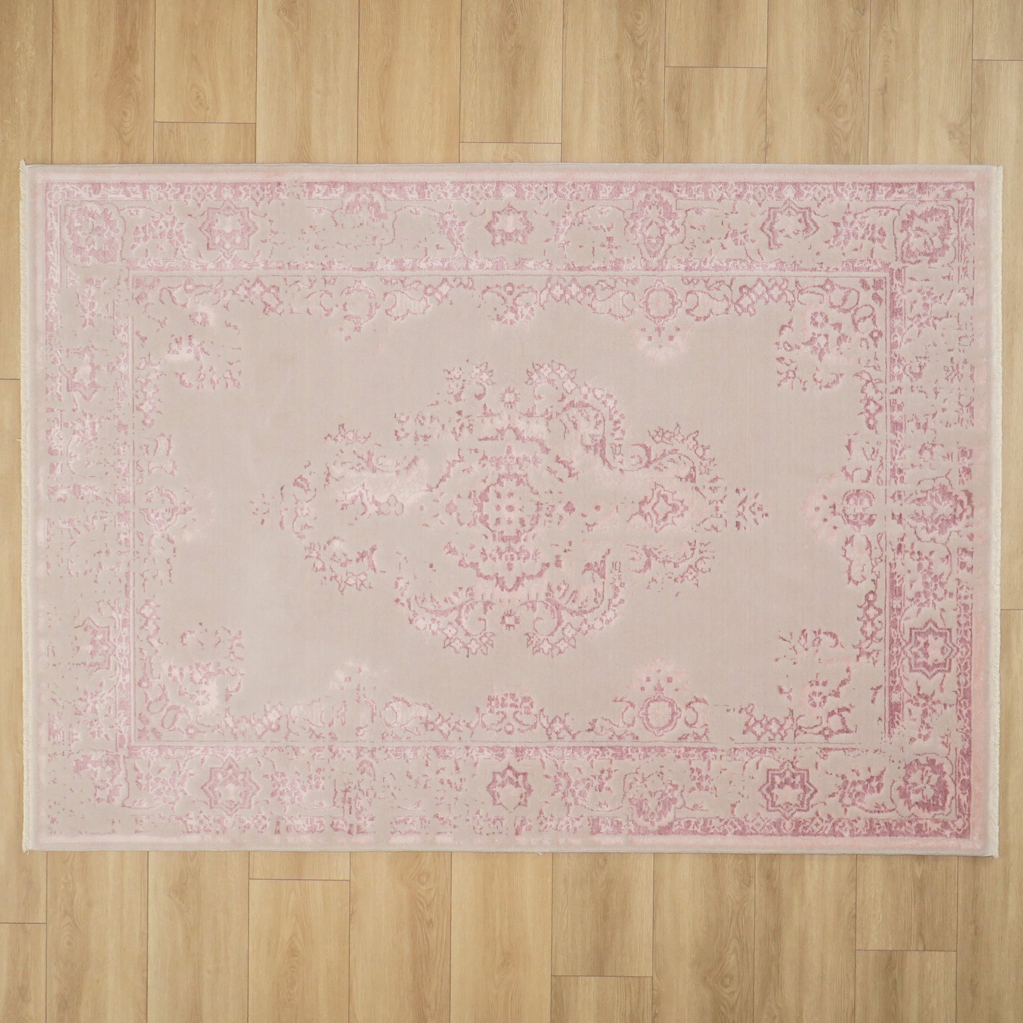 Heritage Serisi Vintage Pembe Tezgah Dokuma Halı