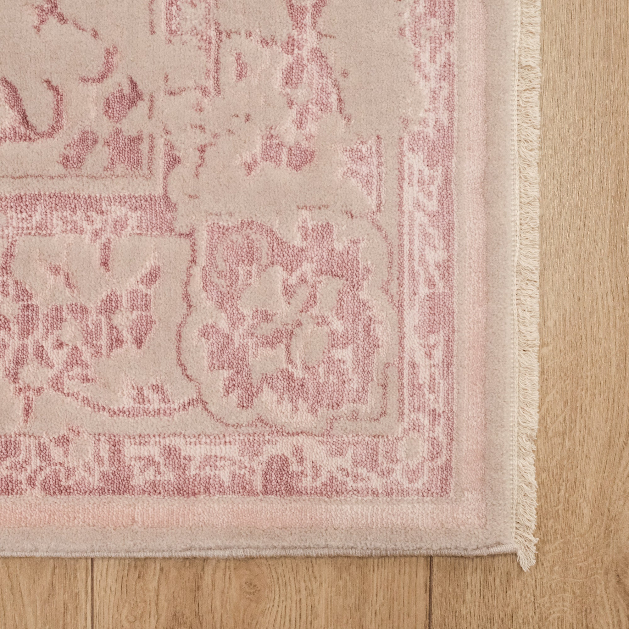 Heritage Serisi Vintage Pembe Tezgah Dokuma Halı