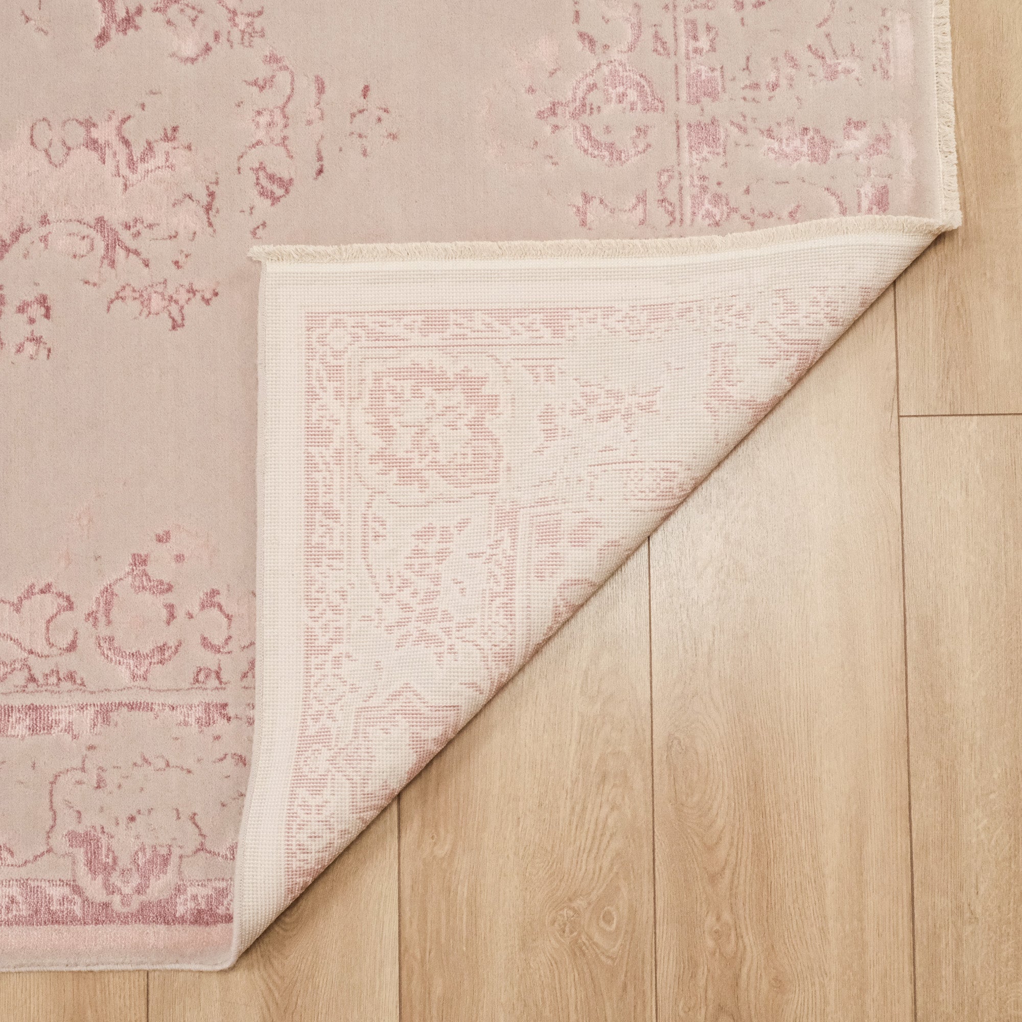 Heritage Serisi Vintage Pembe Tezgah Dokuma Halı