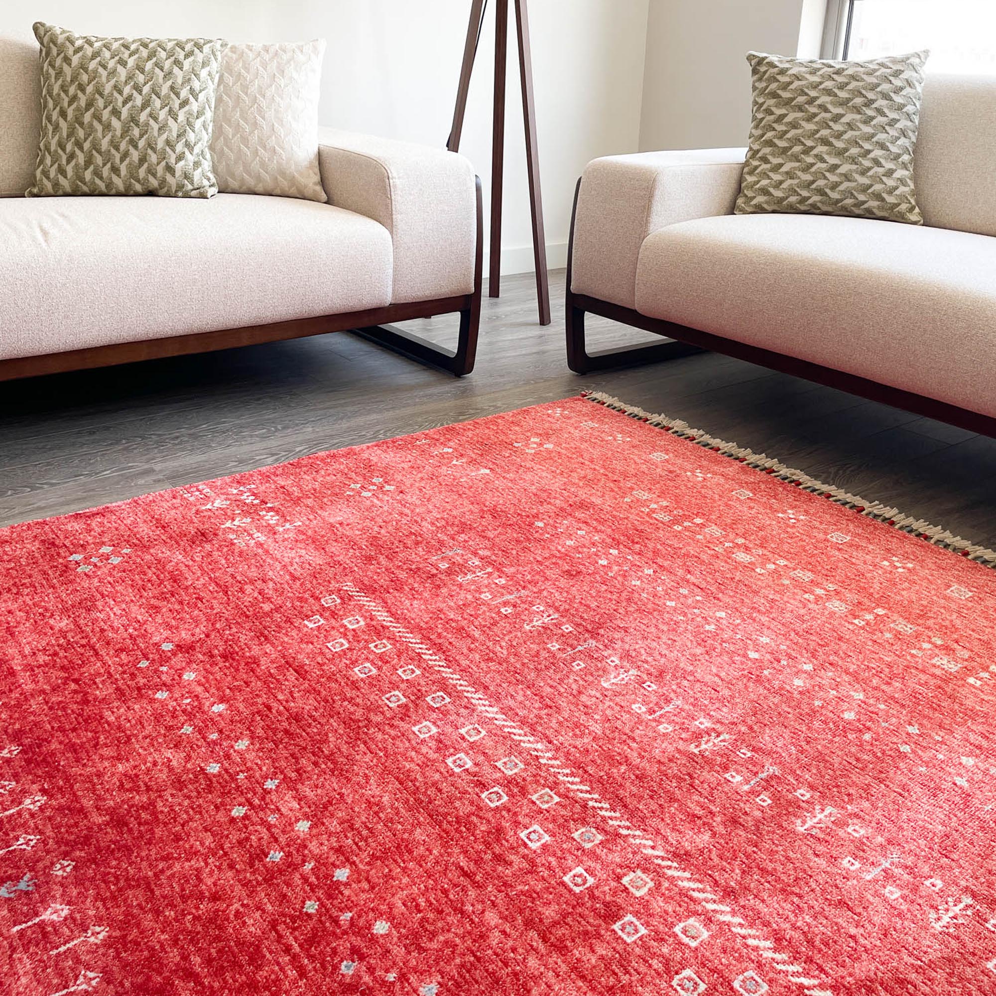 Zara Series Authentic Patterned Loom-Woven Rug