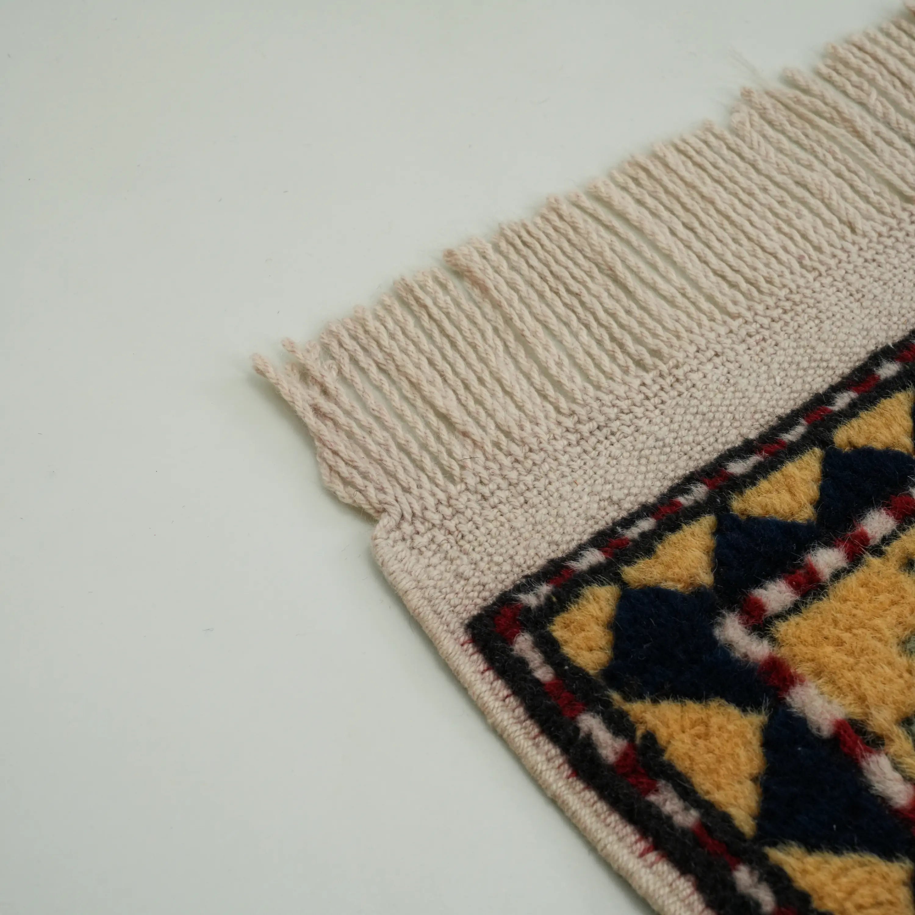 İkinci El Anadolu Desenli El Dokuma Rengarenk Yün Yörük Halısı