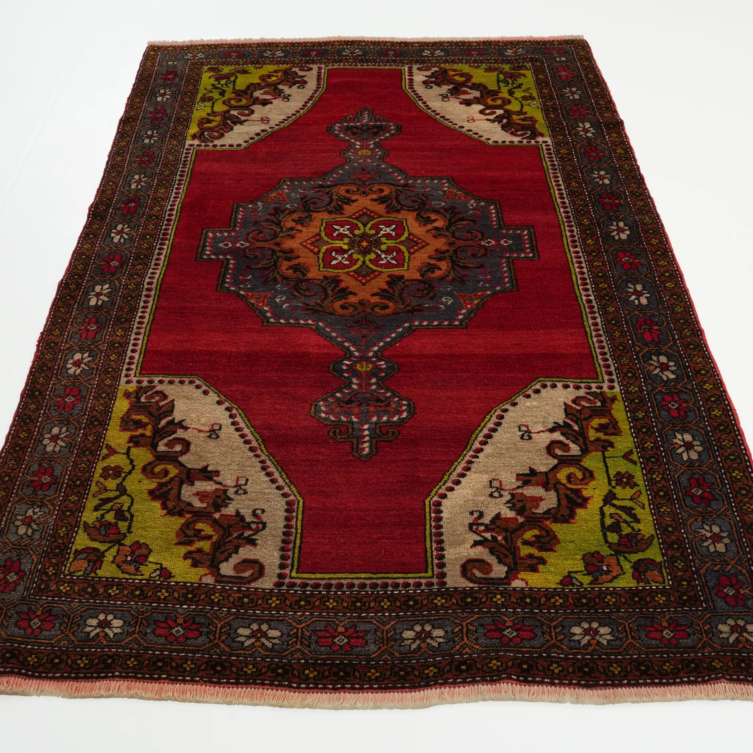 Second Hand Kirmen Handwoven Natural Dye Nevşehir Derinkuyu Carpet