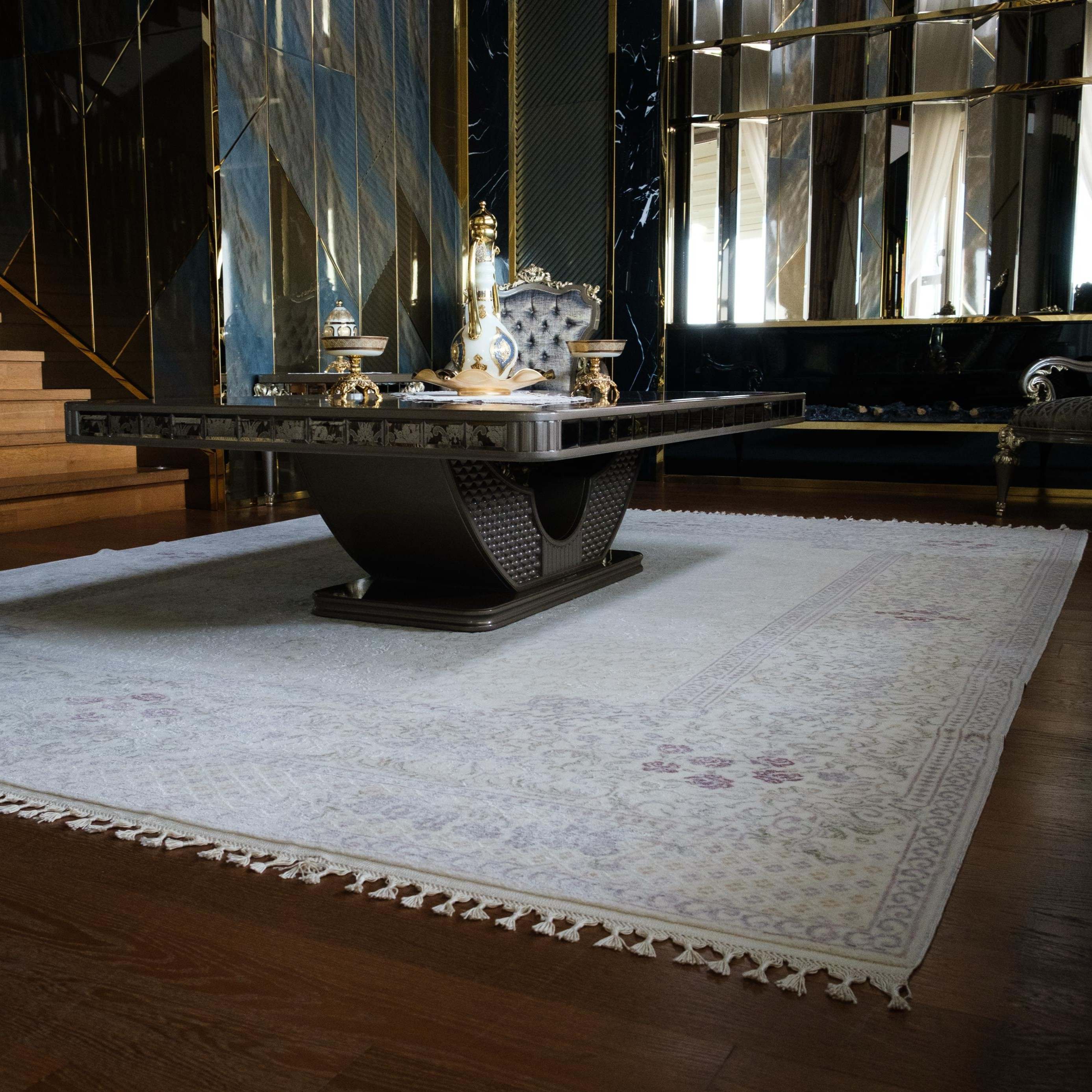 Emirgan Series Floral Design Hand Woven Carpet