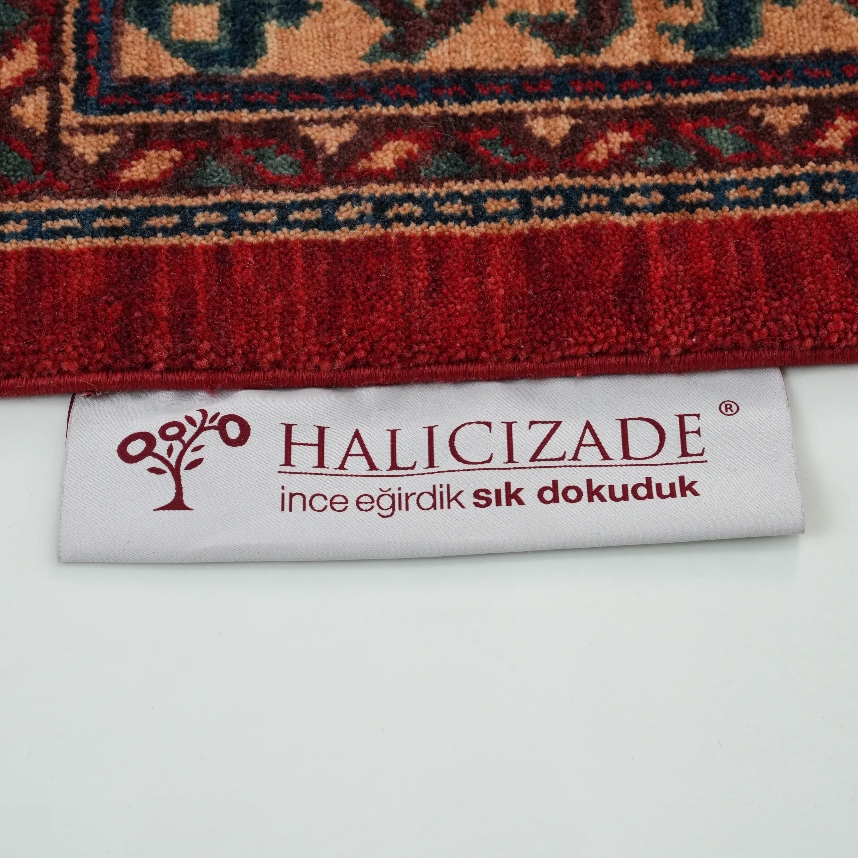 Kadim Serisi Anadolu Desenli Kırmızı Yün Tezgah Dokuma Halı