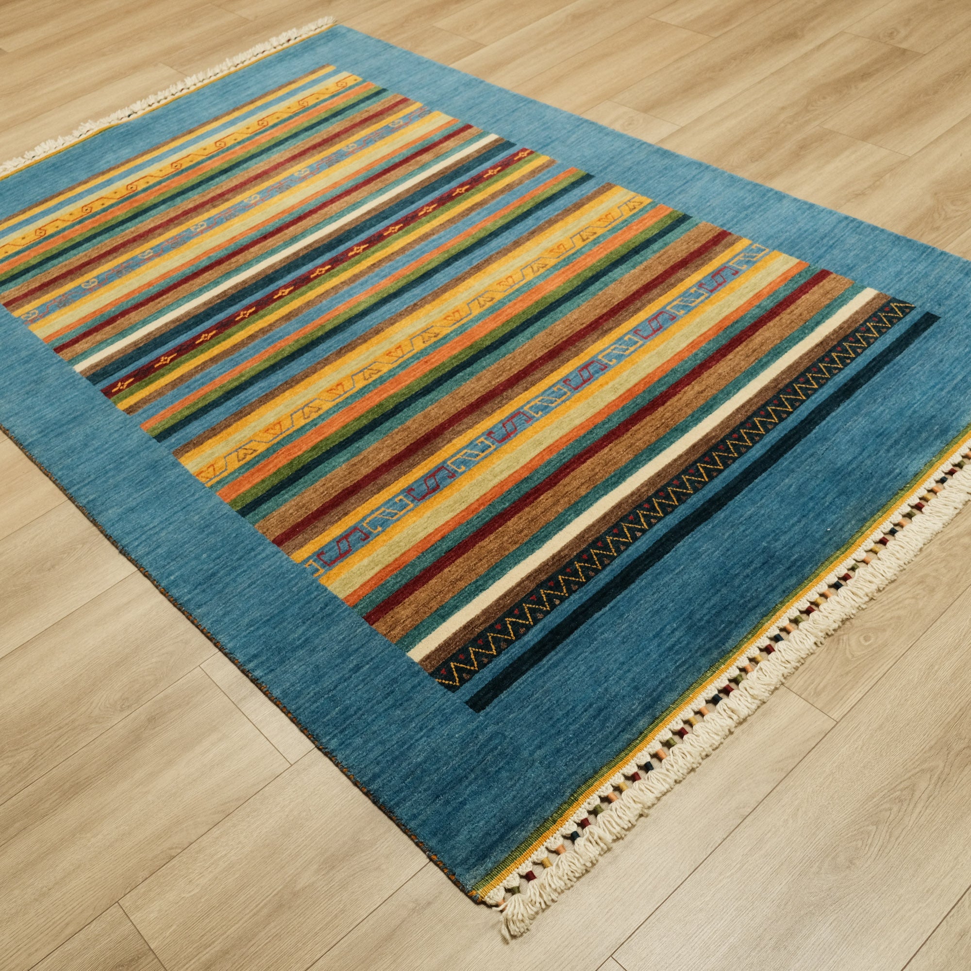 Carnival Series Shawl Design Hand Woven Carpet