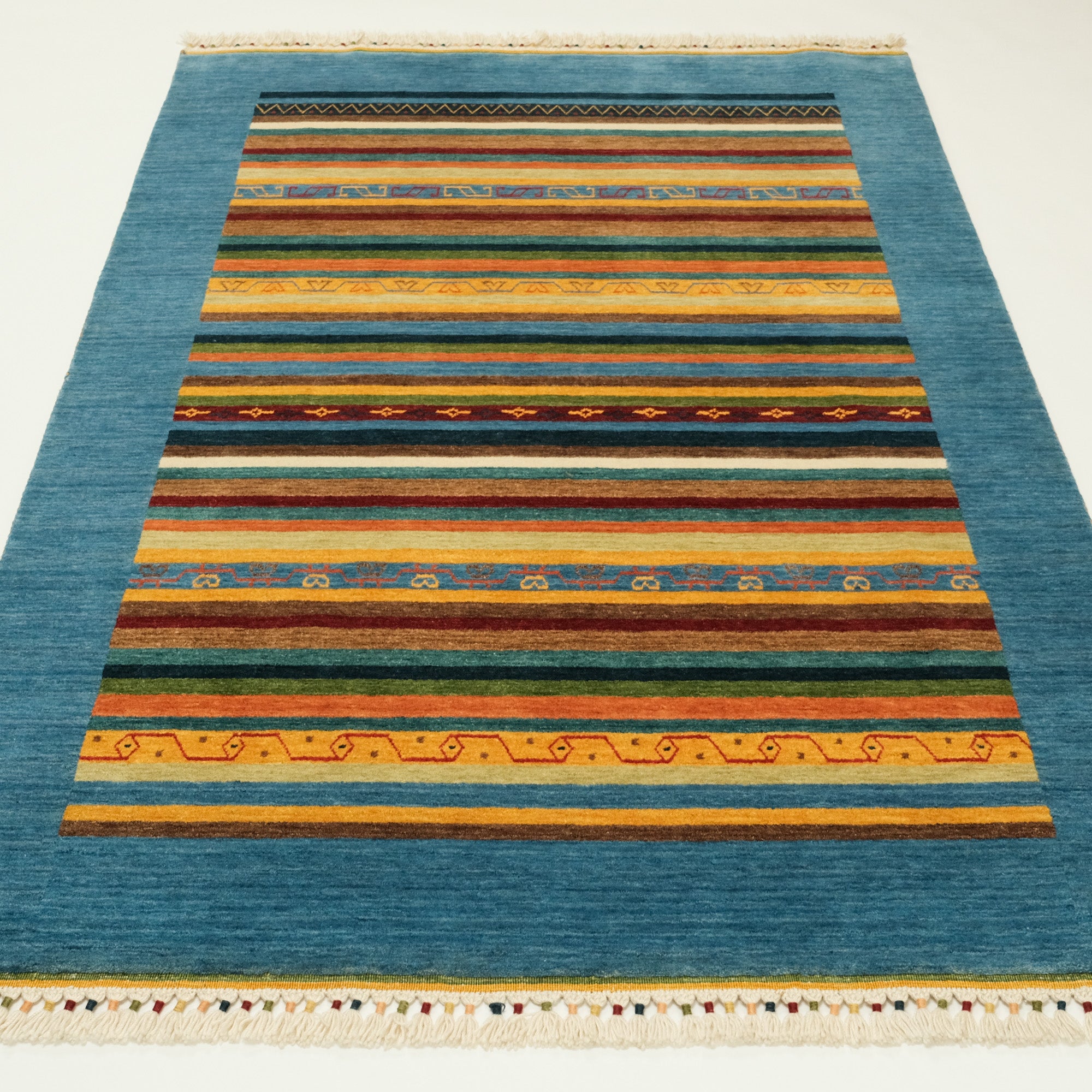 Carnival Series Shawl Design Hand Woven Carpet